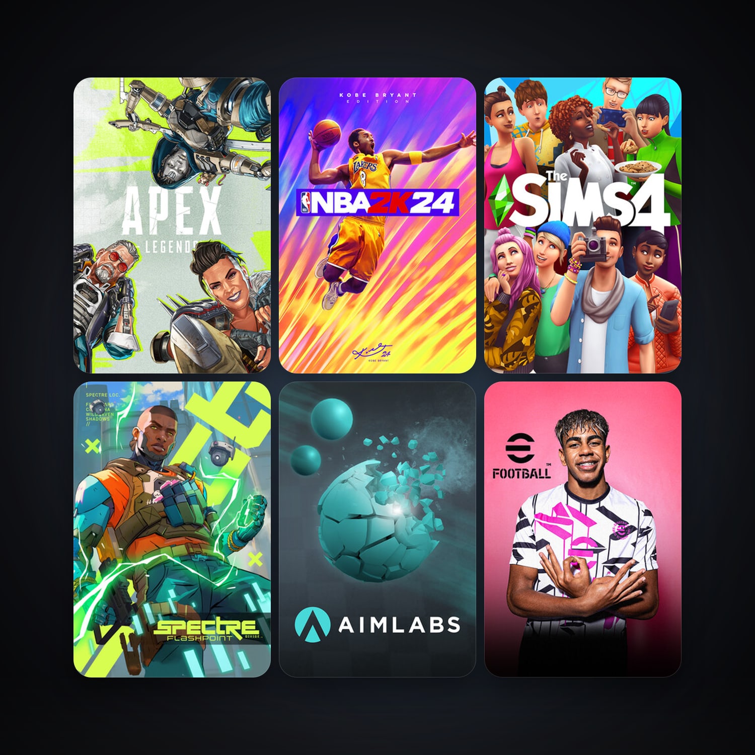 Aimlabs + Apex Legends, 9 games, clean — HabibiAccounts