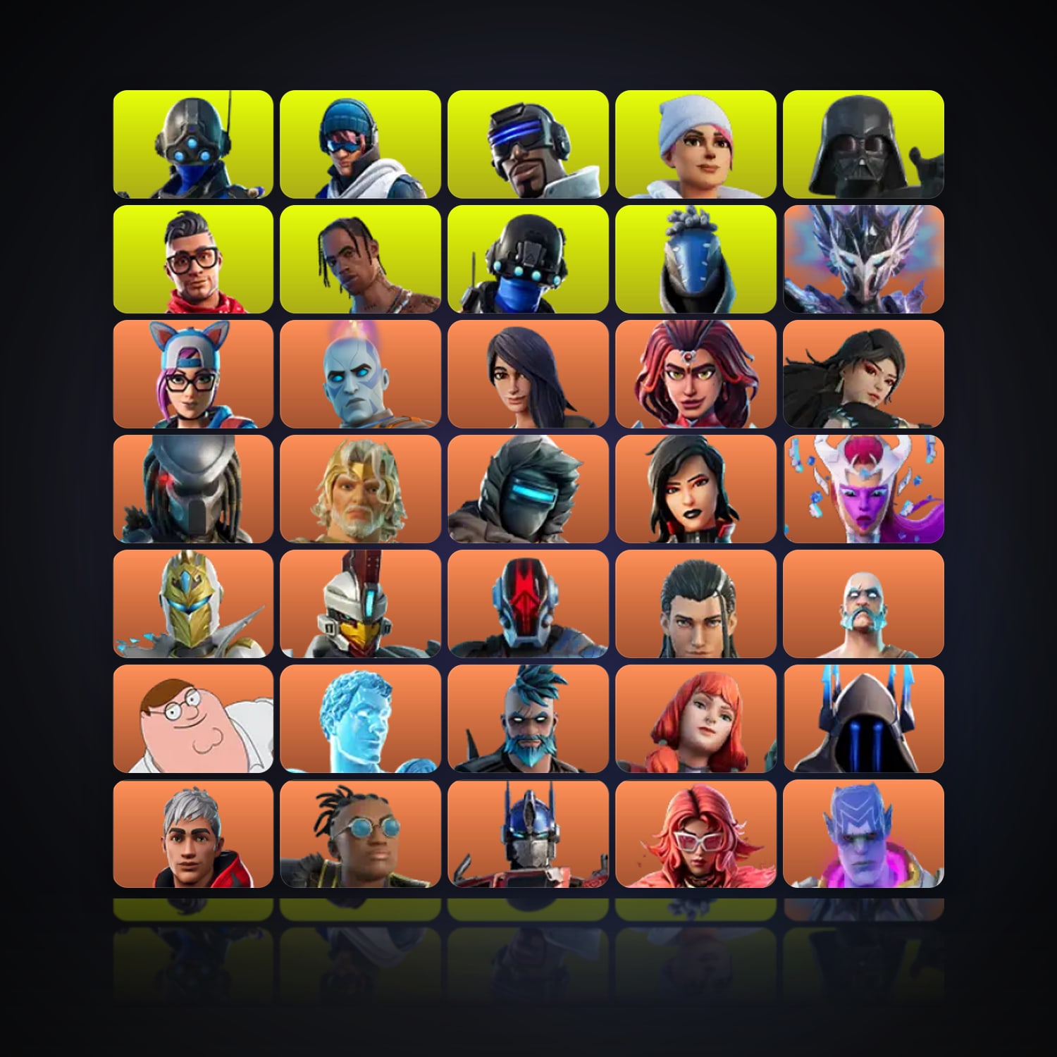 Fortnite | 544 Skins | Level 6207 | 888 Wins — HabibiAccounts