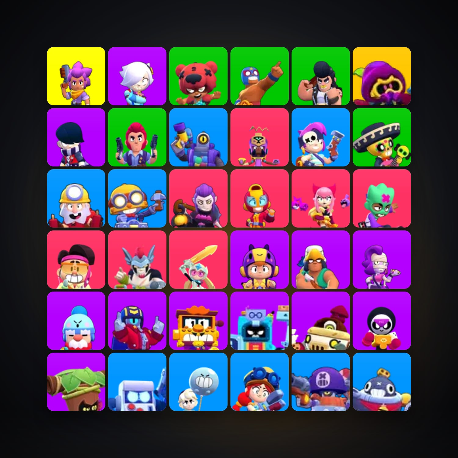 40 Brawlers | 6K Trophies — Supercell Account — HabibiAccounts