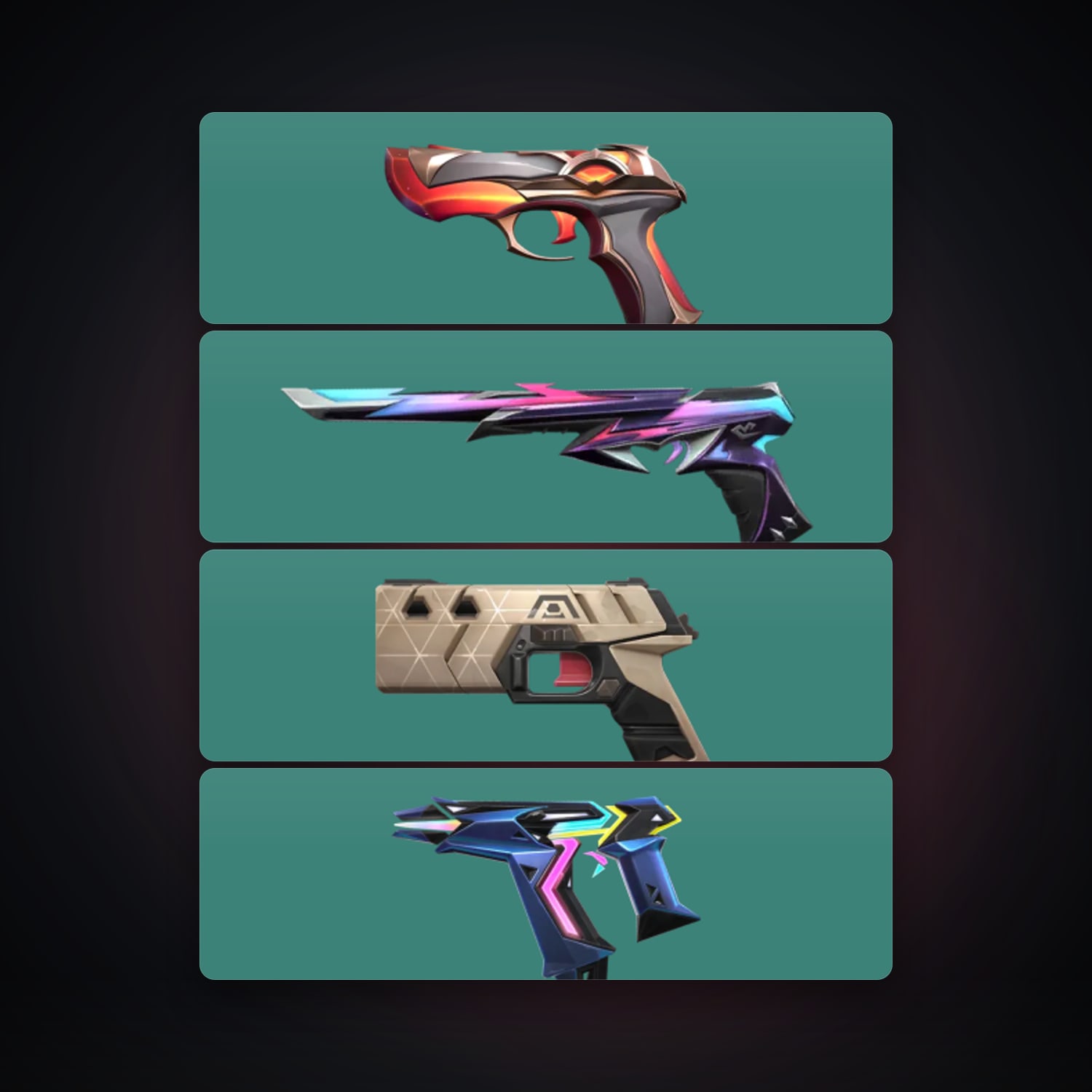 AP Silver 2 locker — 4 skins, lvl 162 — HabibiAccounts