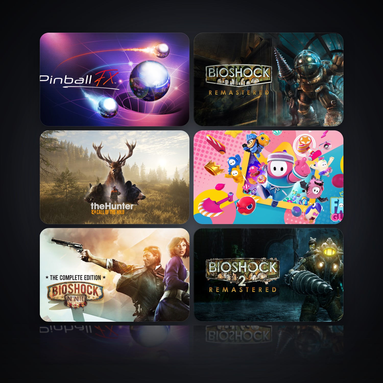 Pinball FX & BioShock Remastered | 8 Games — HabibiAccounts