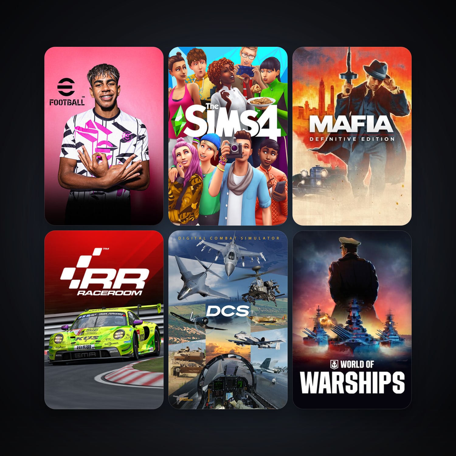 Steam account — RaceRoom Racing Experience + DCS World Steam Edition, 17 games, clean — HabibiAccounts