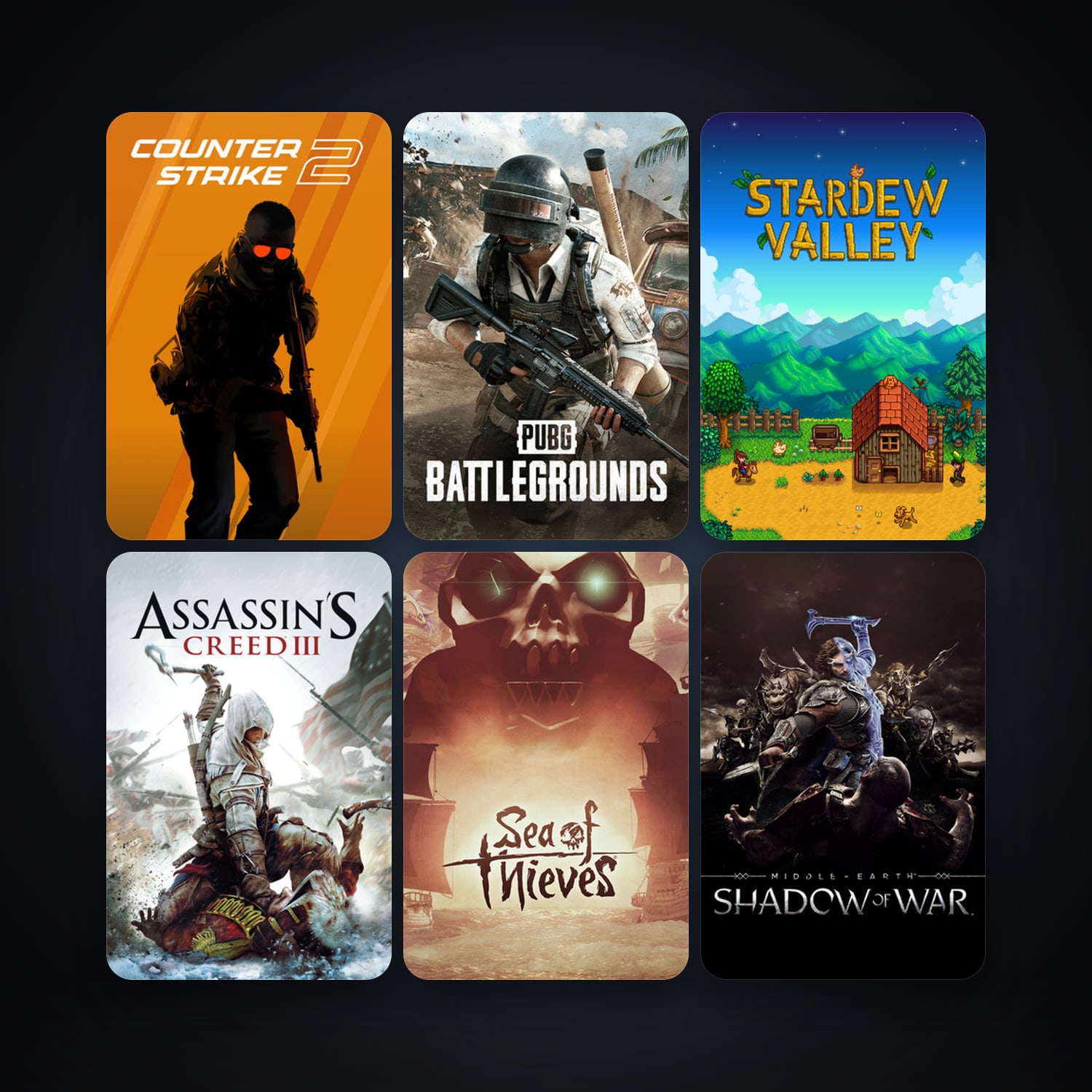 CS2 Prime + Assassin's Creed 2 Deluxe Edition, 13 games, clean — HabibiAccounts