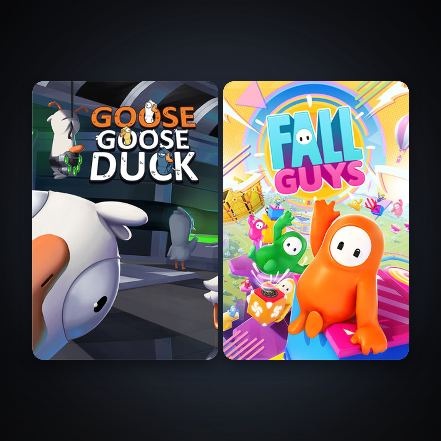 Fall Guys + Goose Goose Duck, 4 games, clean — HabibiAccounts