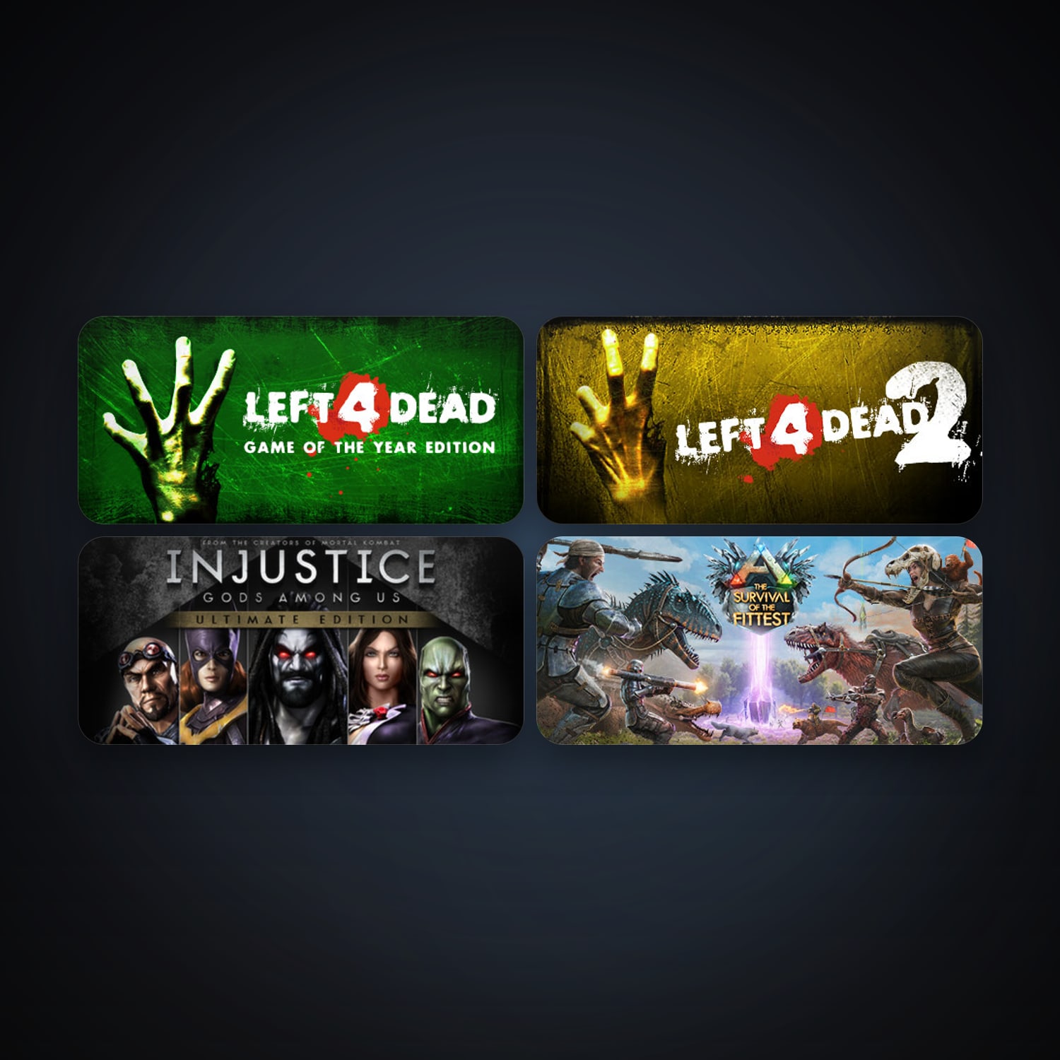 Left 4 Dead + Left 4 Dead 2, 8 games, clean — HabibiAccounts
