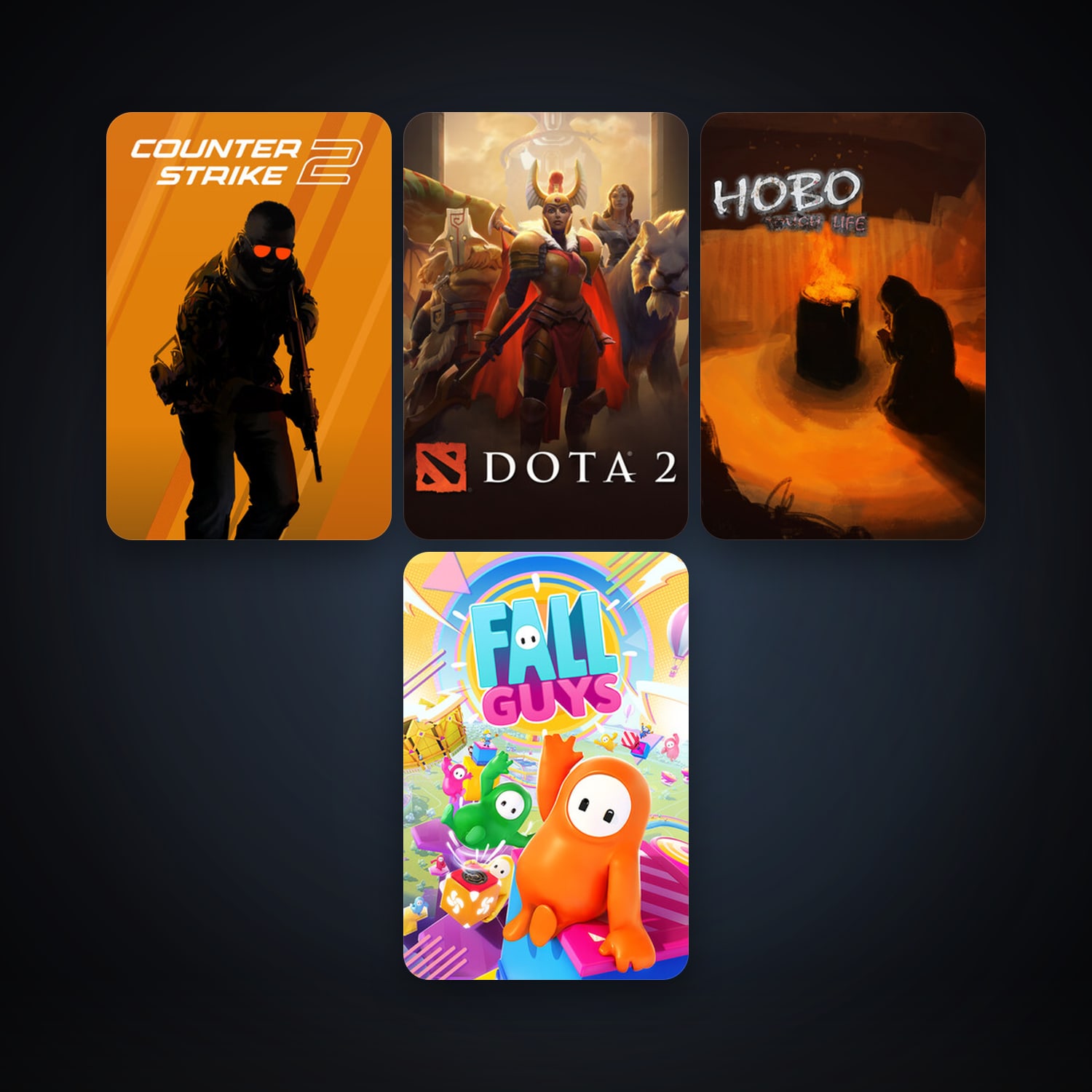 Dota 2 + CS2 Prime, 5 games, clean — HabibiAccounts