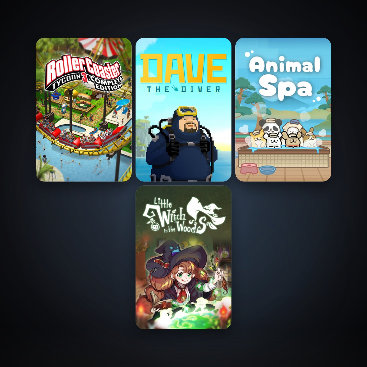 House Flipper + RollerCoaster Tycoon 3: Complete Edition, 7 games, clean — HabibiAccounts