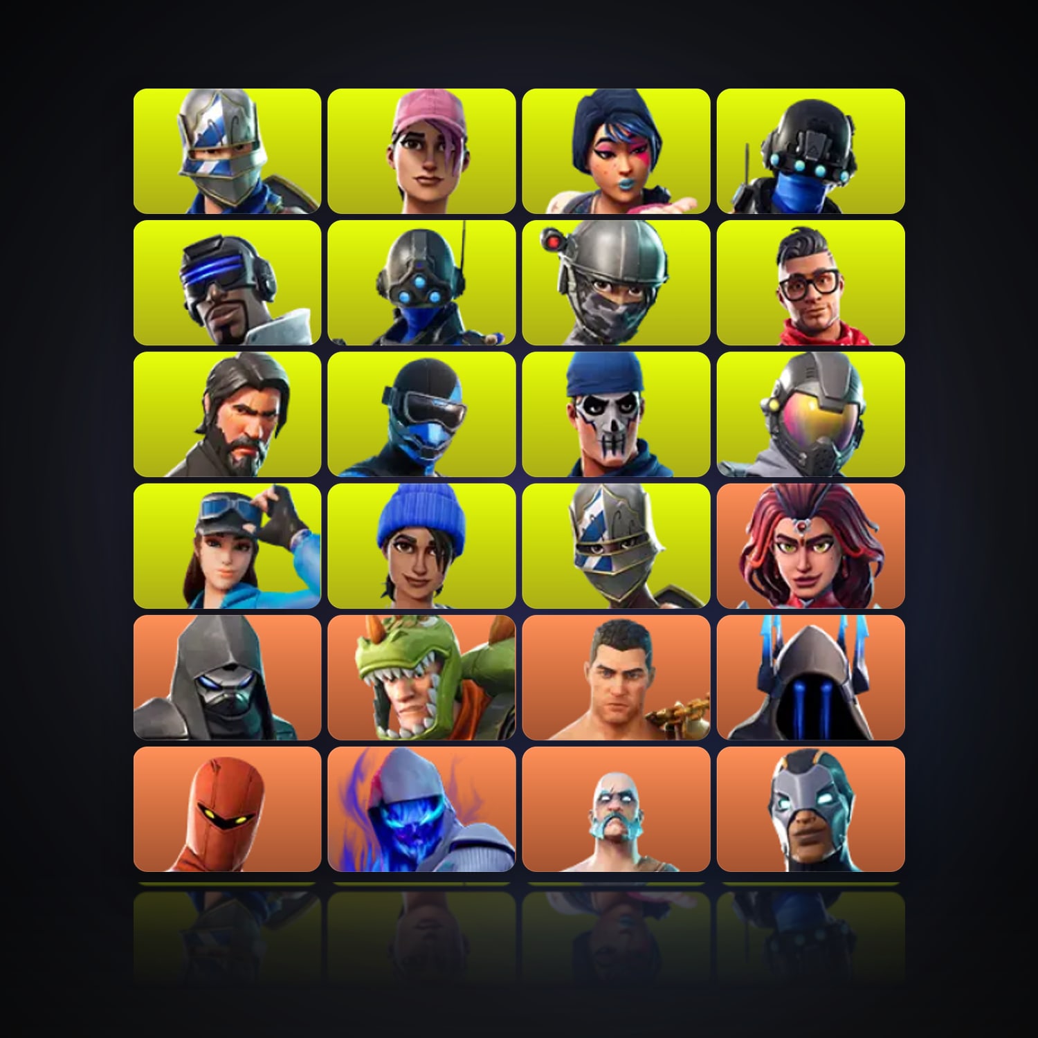 Fortnite | 115 Skins | 250 V-Bucks | Level 1619 | 326 Wins — HabibiAccounts