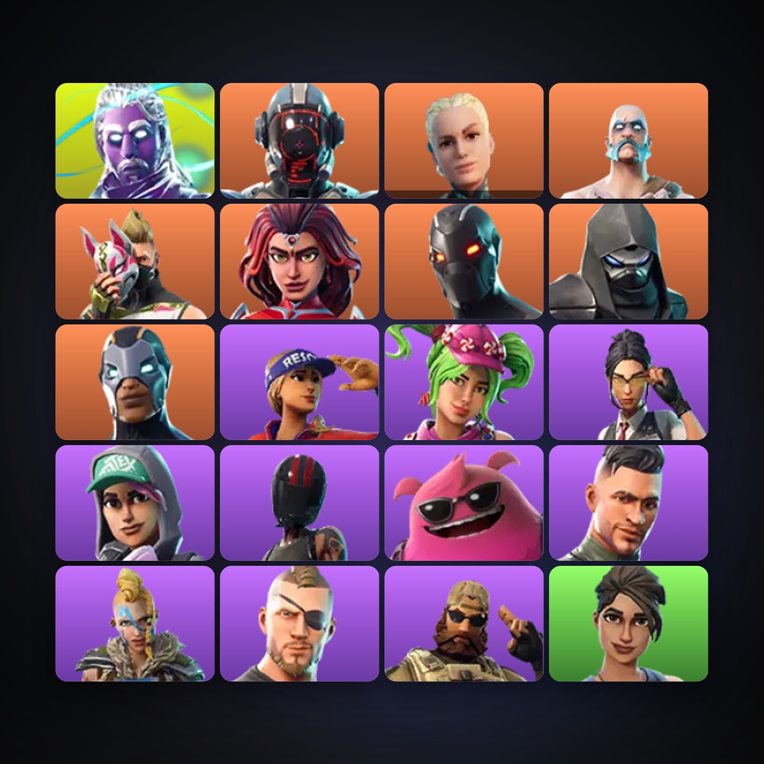 Fortnite | 20 Skins | 250 V-Bucks | Level 353 | 24 Wins — HabibiAccounts