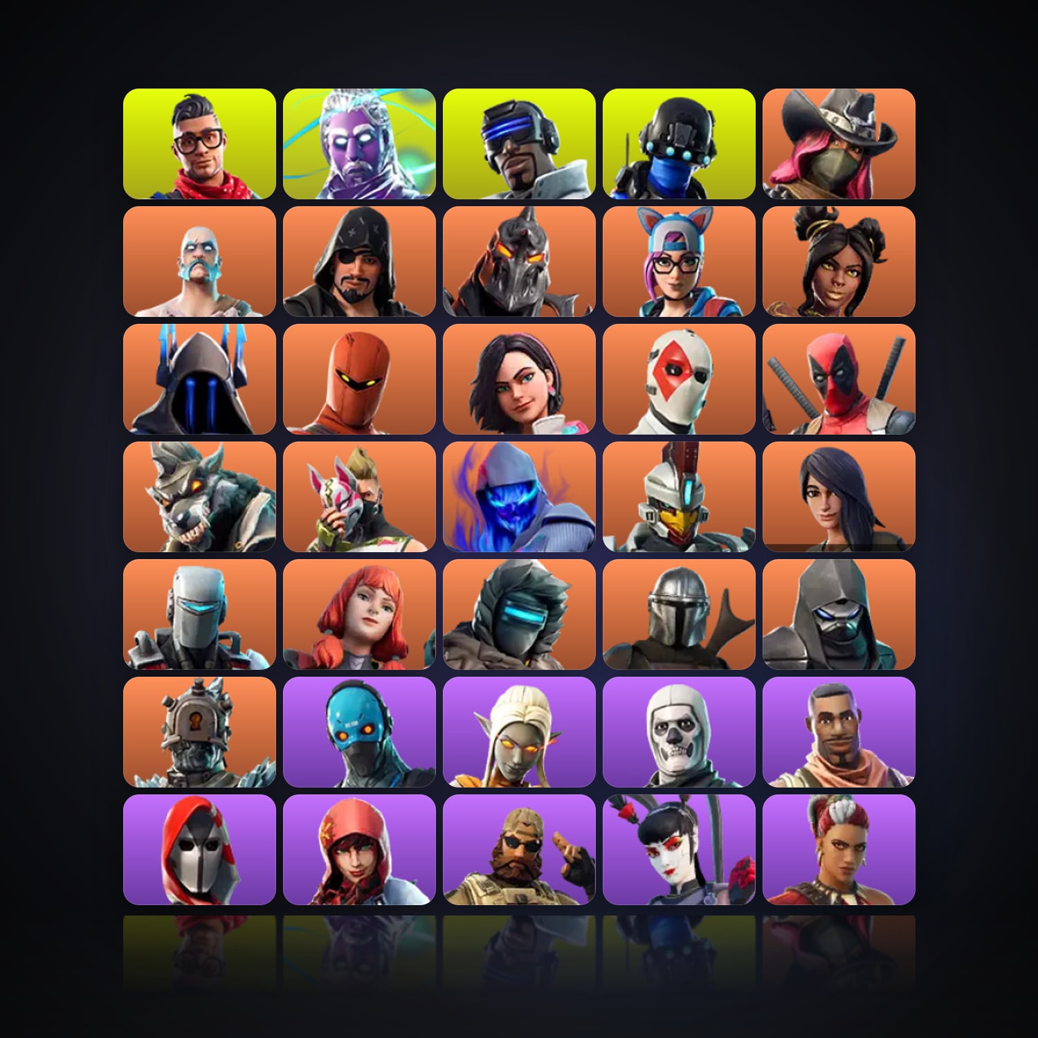 Fortnite | 81 Skins | 250 V-Bucks | Level 1048 | 172 Wins — HabibiAccounts