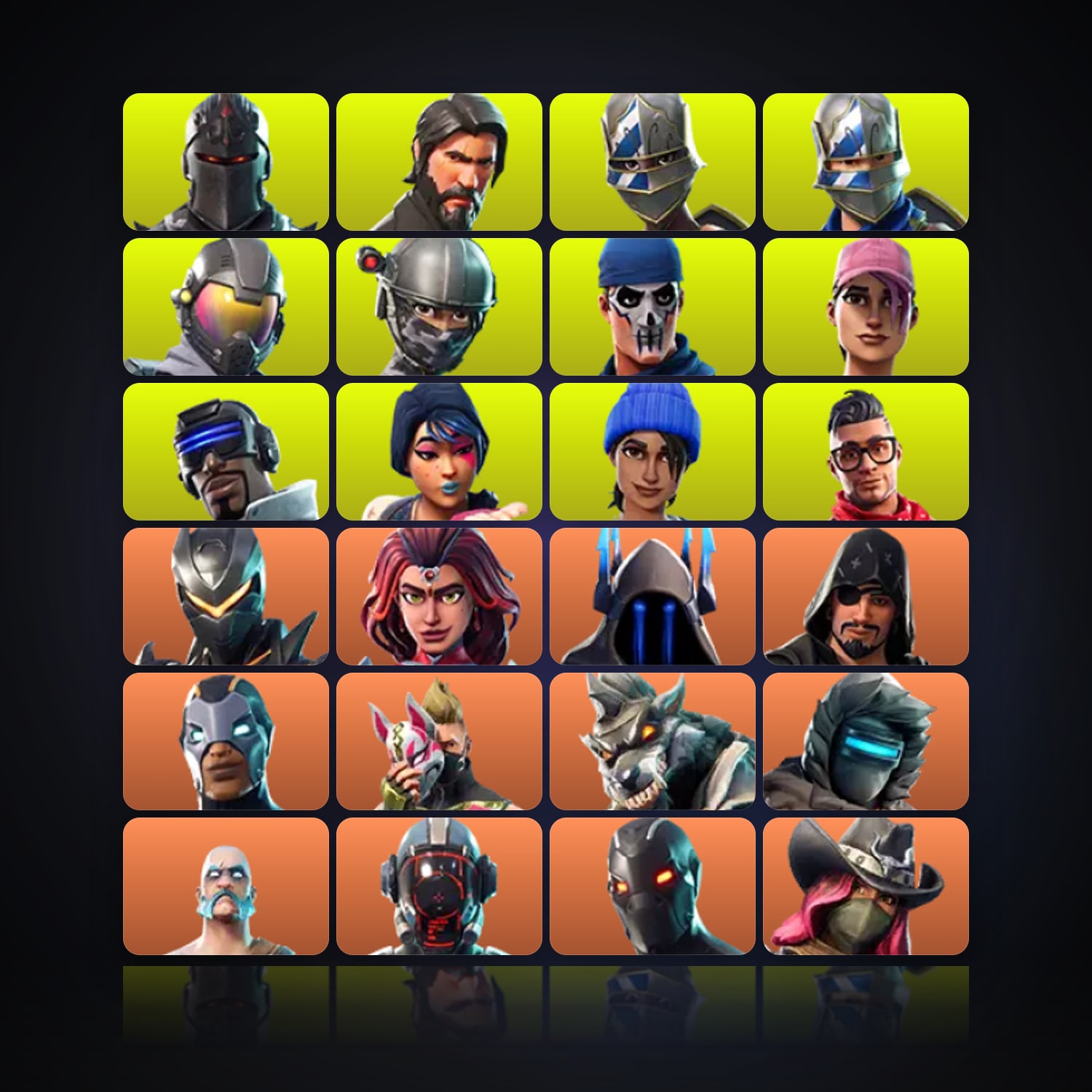 Fortnite | 90 Skins | 150 V-Bucks | Level 1410 | 418 Wins — HabibiAccounts