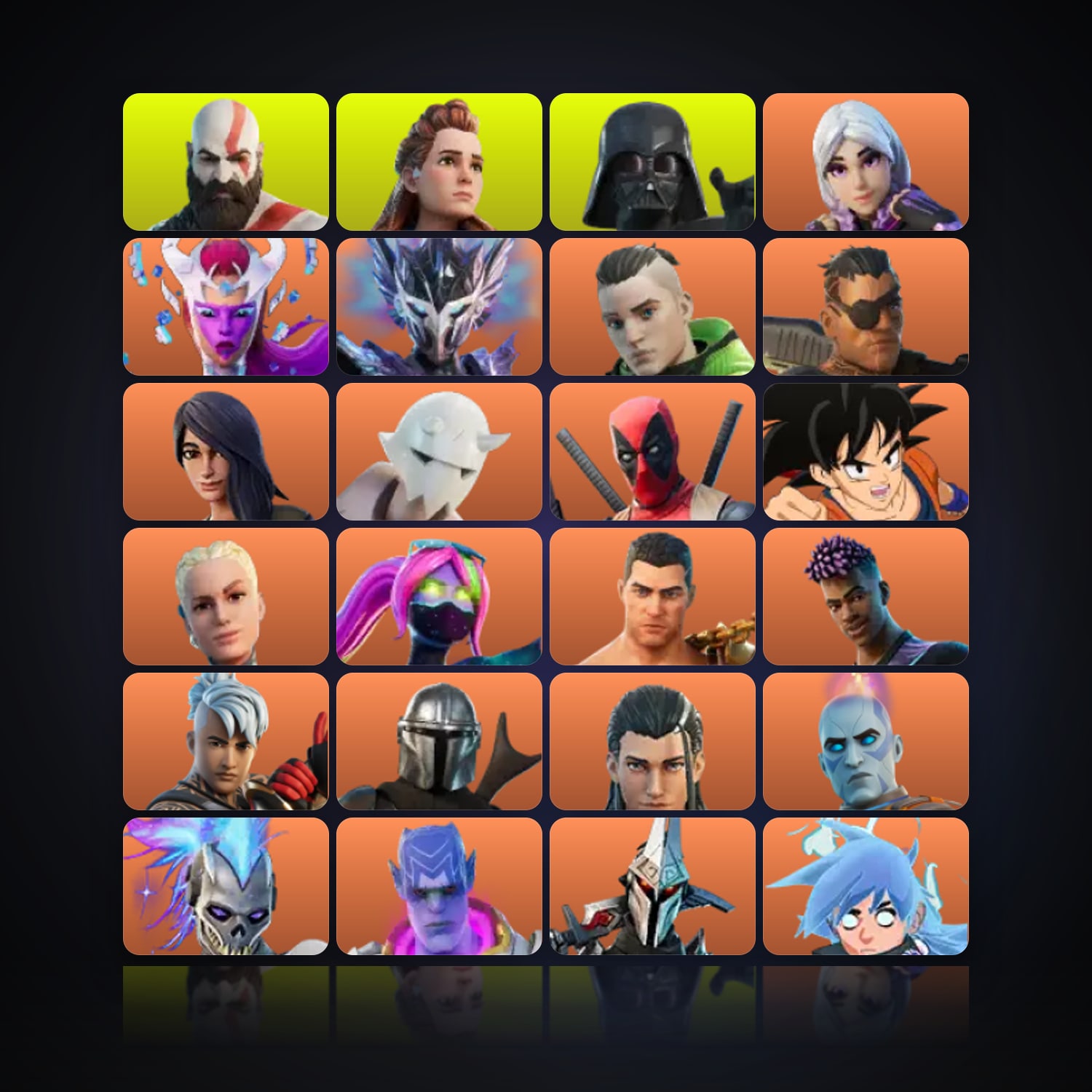 Fortnite | 166 Skins | 300 V-Bucks | Level 1980 | 154 Wins — HabibiAccounts