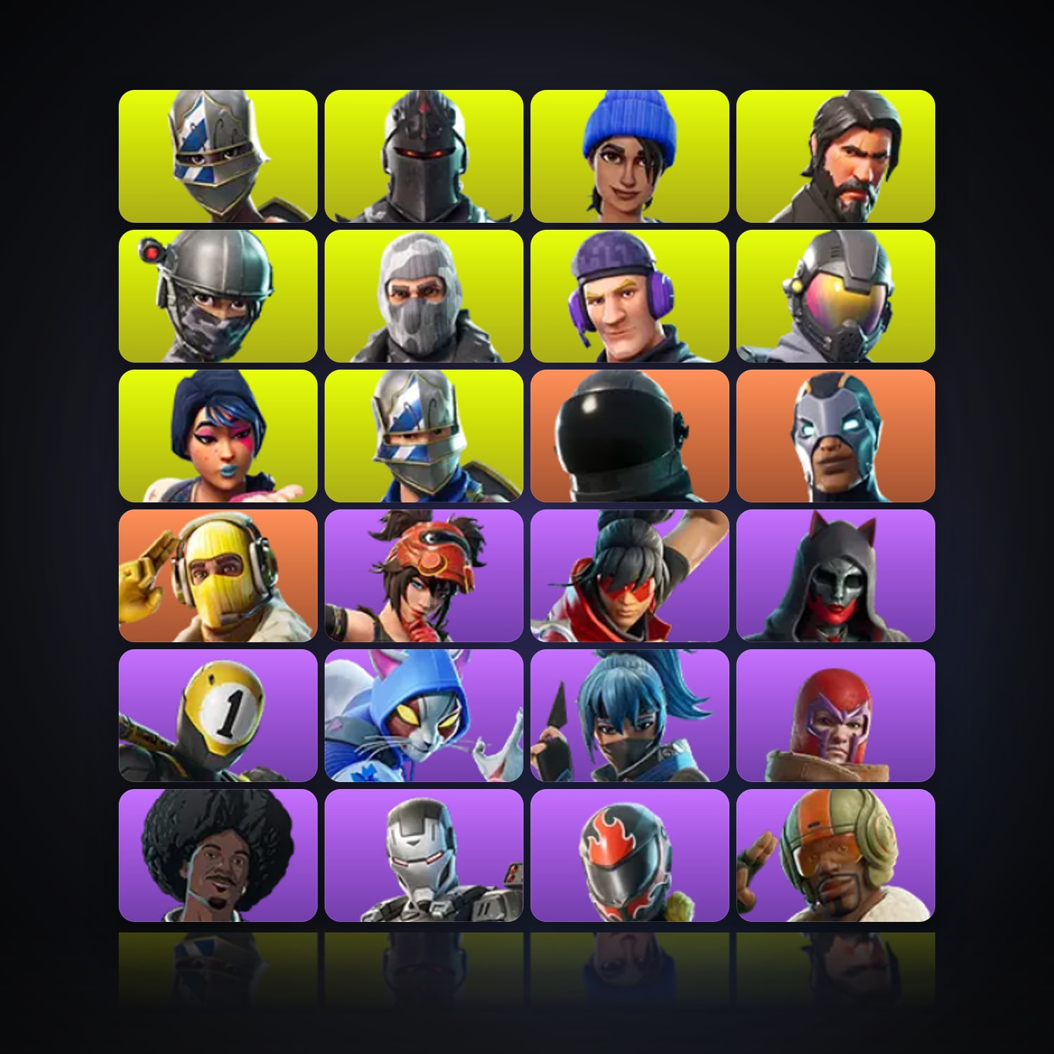 Fortnite | 84 Skins | 50 V-Bucks | Level 1226 | 257 Wins — HabibiAccounts