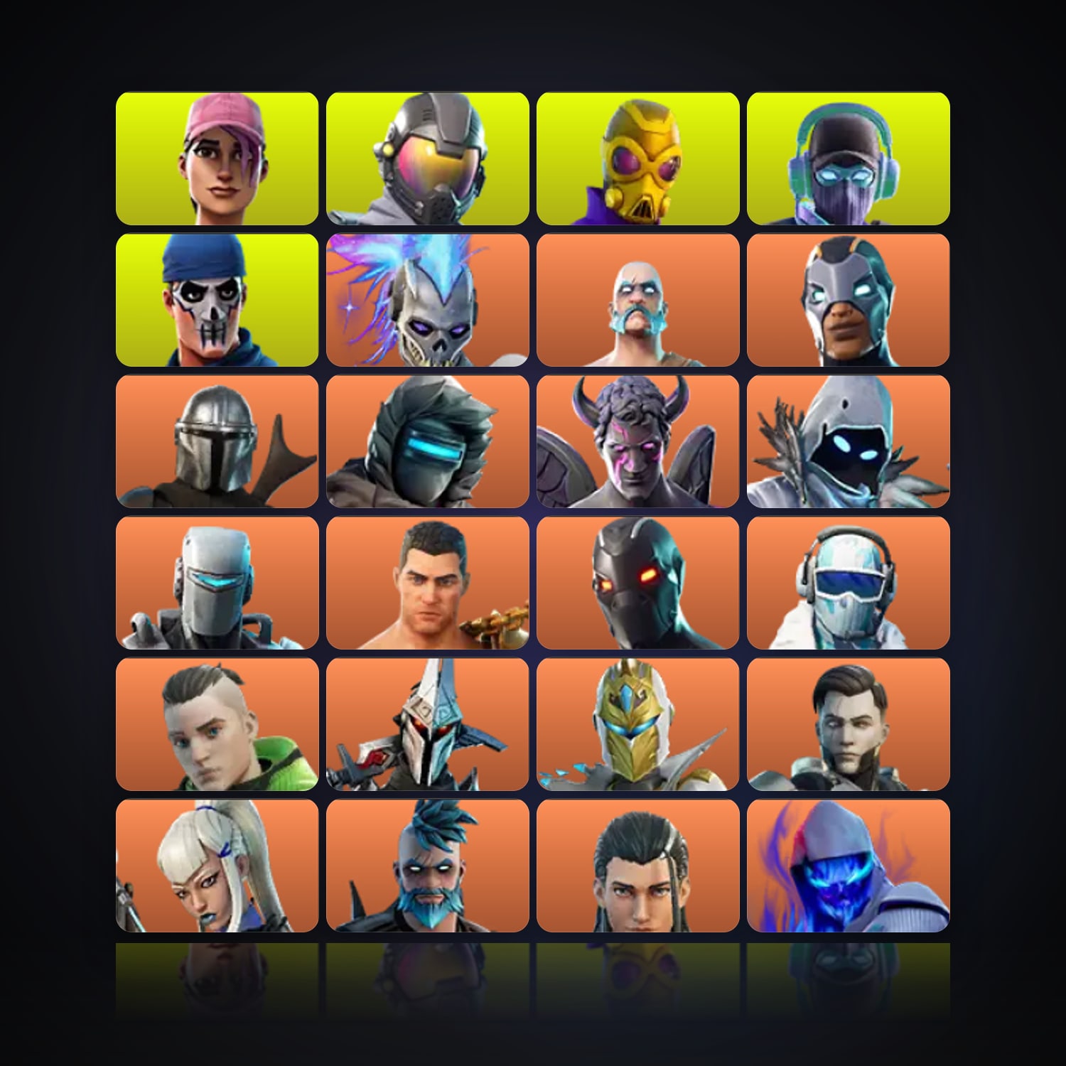 Fortnite | 312 Skins | 3.1K V-Bucks | Level 3293 | 418 Wins — HabibiAccounts