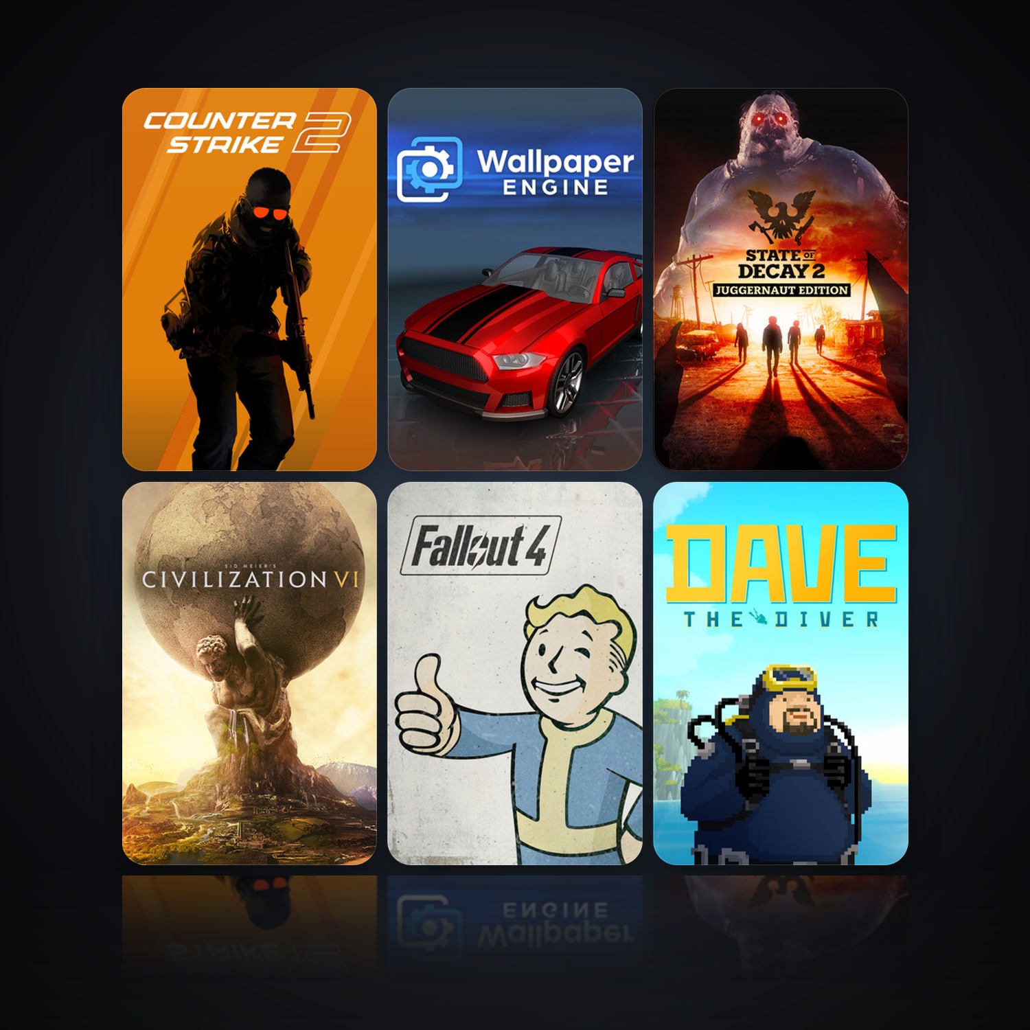 CS2 Prime & Wallpaper Engine | 27 Games | Has VAC — HabibiAccounts