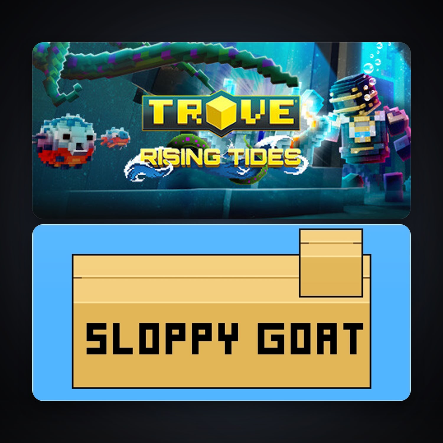 Trove + Sloppy Goat, 34 games, clean — HabibiAccounts