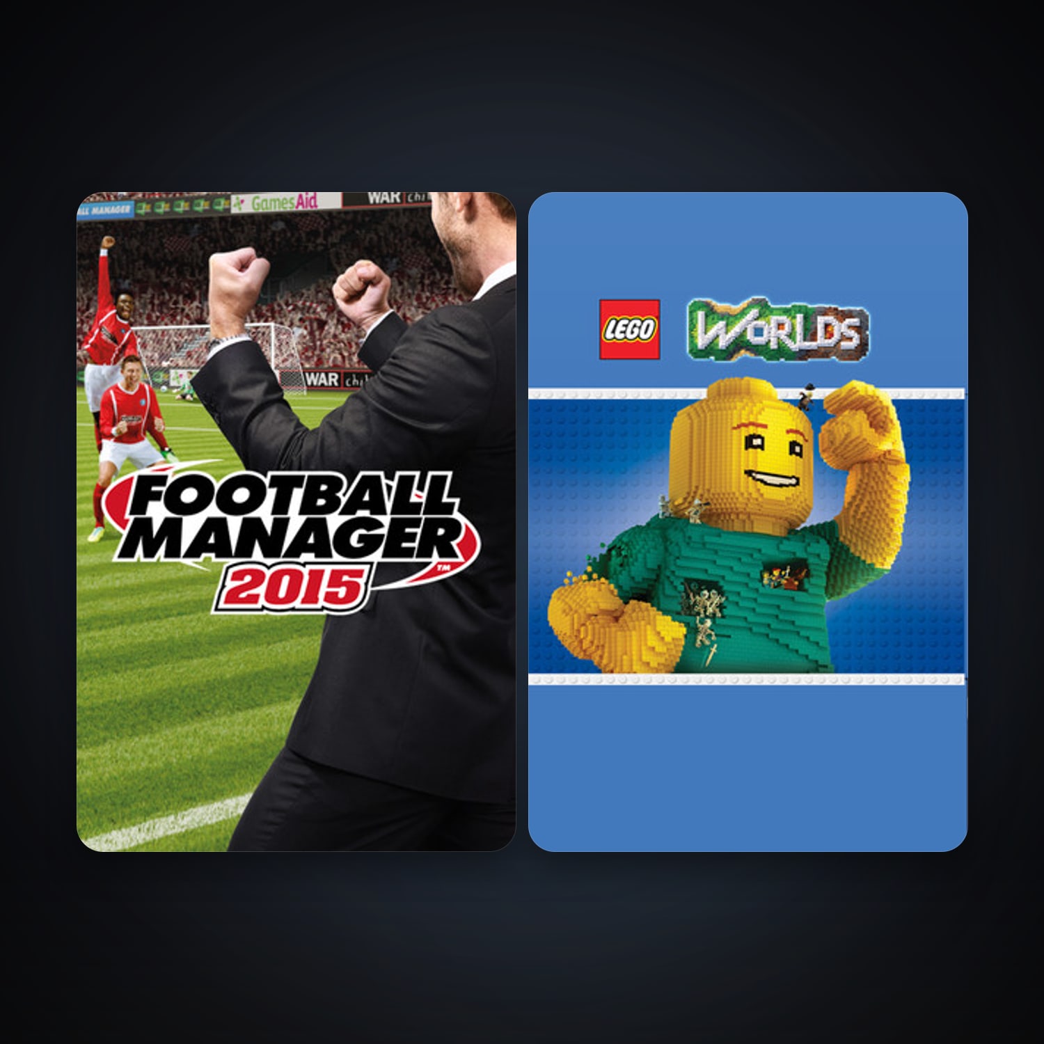 Football Manager 2015 & LEGO Worlds — HabibiAccounts