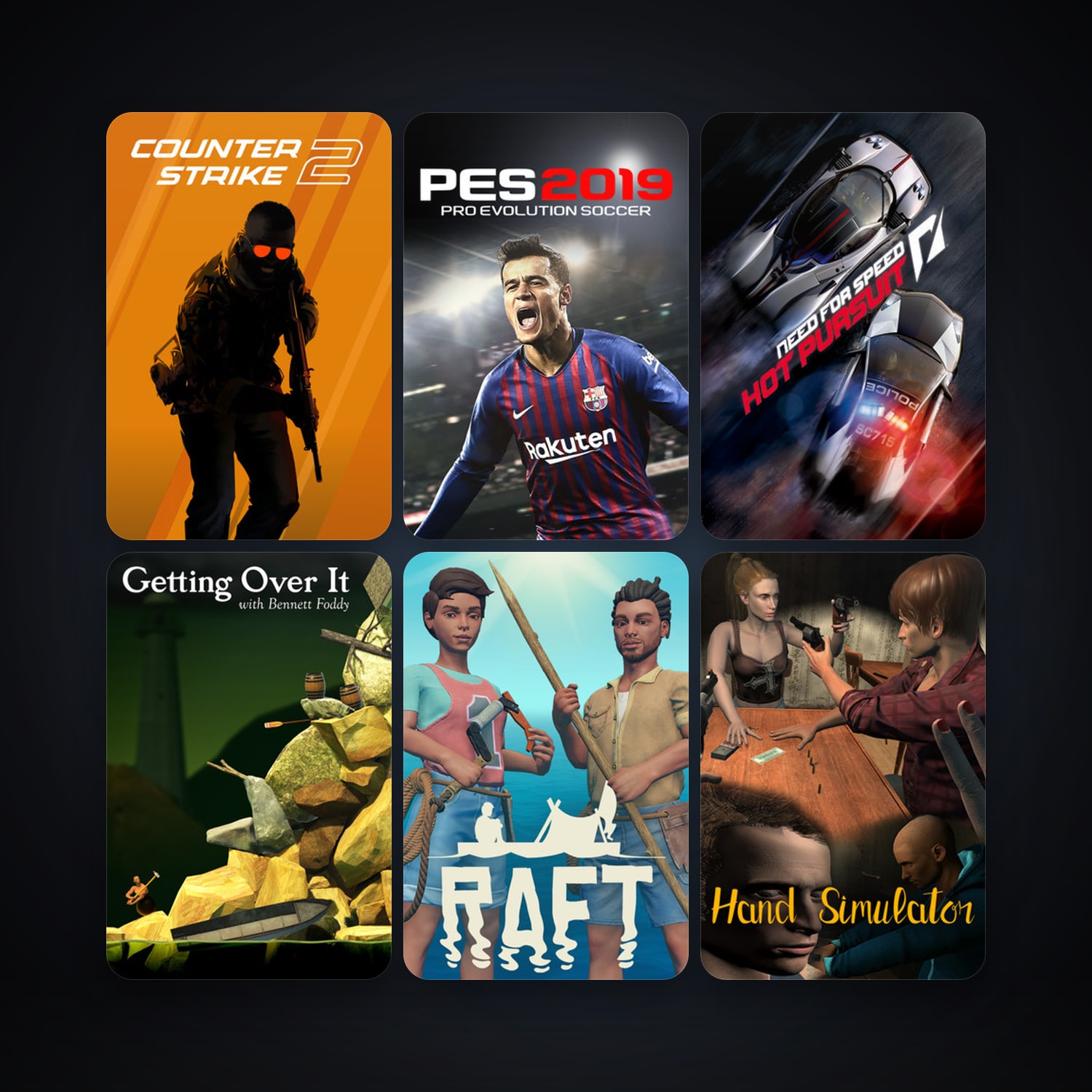 CS2 Prime + Need For Speed: Hot Pursuit, 11 games, clean — HabibiAccounts