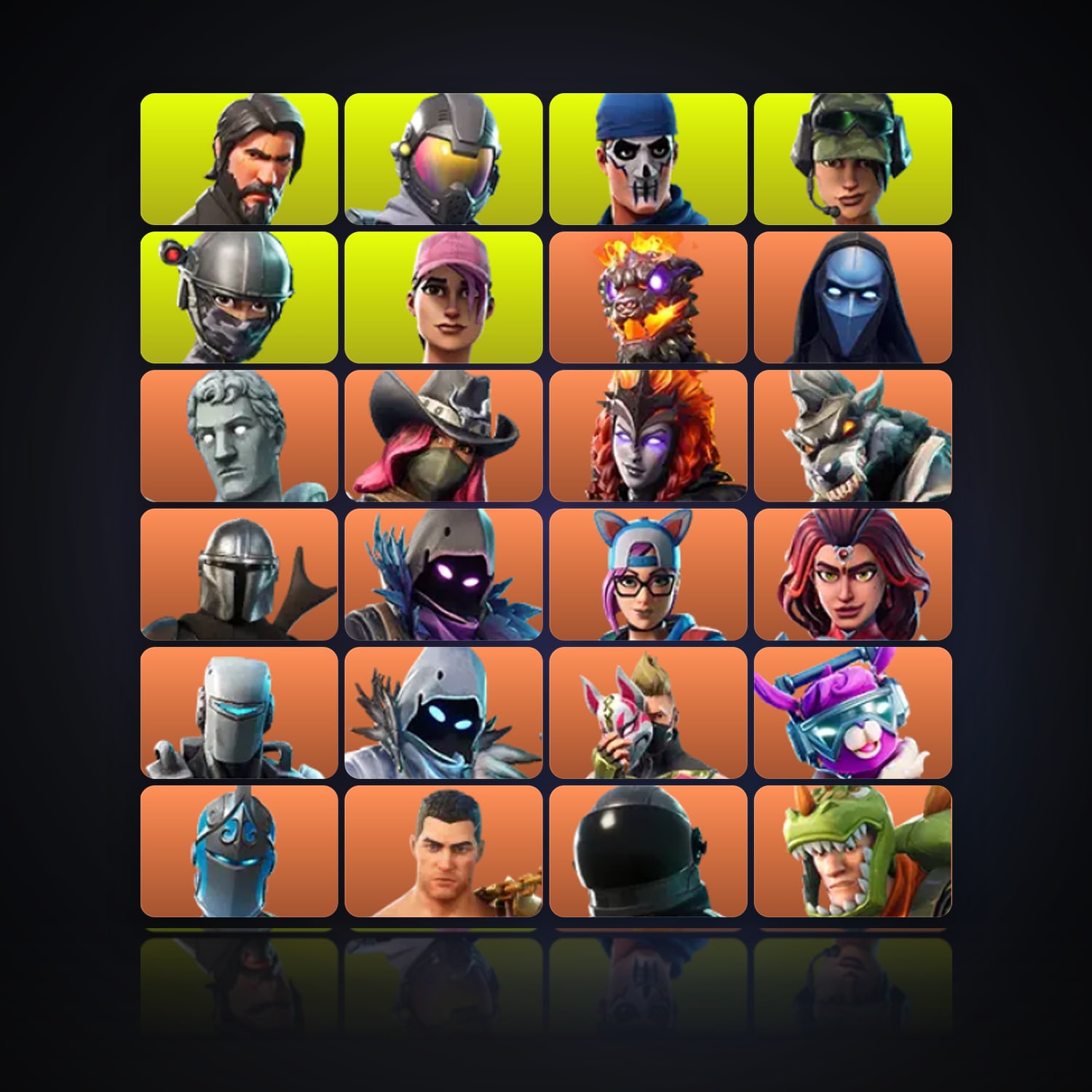 Fortnite | 83 Skins | 200 V-Bucks | Level 674 | 197 Wins — HabibiAccounts