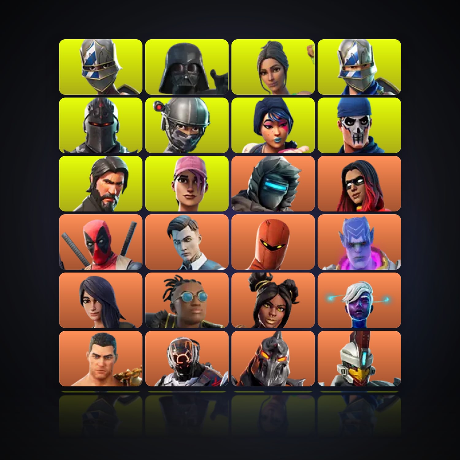 Fortnite | 155 Skins | 350 V-Bucks | Level 2122 | 150 Wins — HabibiAccounts