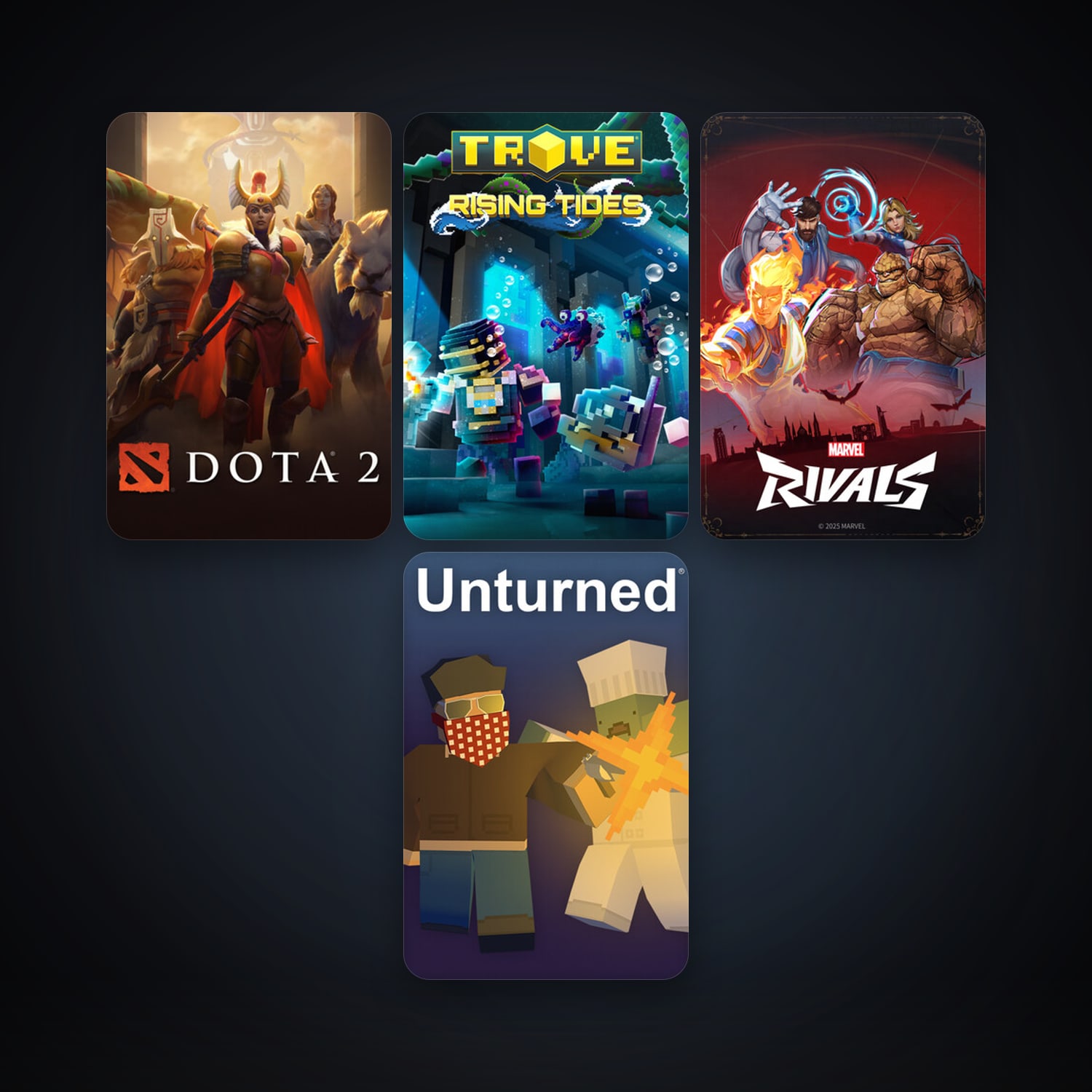 Dota 2 + Free CS2 (No Prime), 6 games, clean — HabibiAccounts