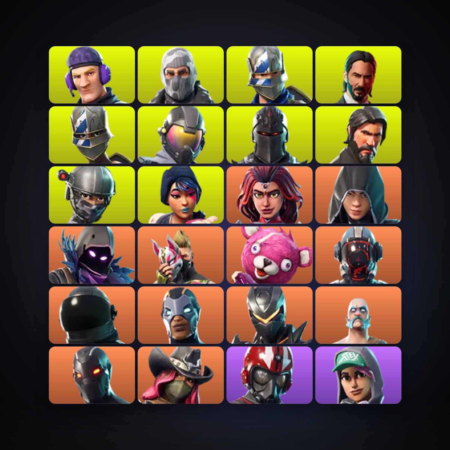 Fortnite | 69 Skins | 250 V-Bucks | Level 992 | 513 Wins — HabibiAccounts