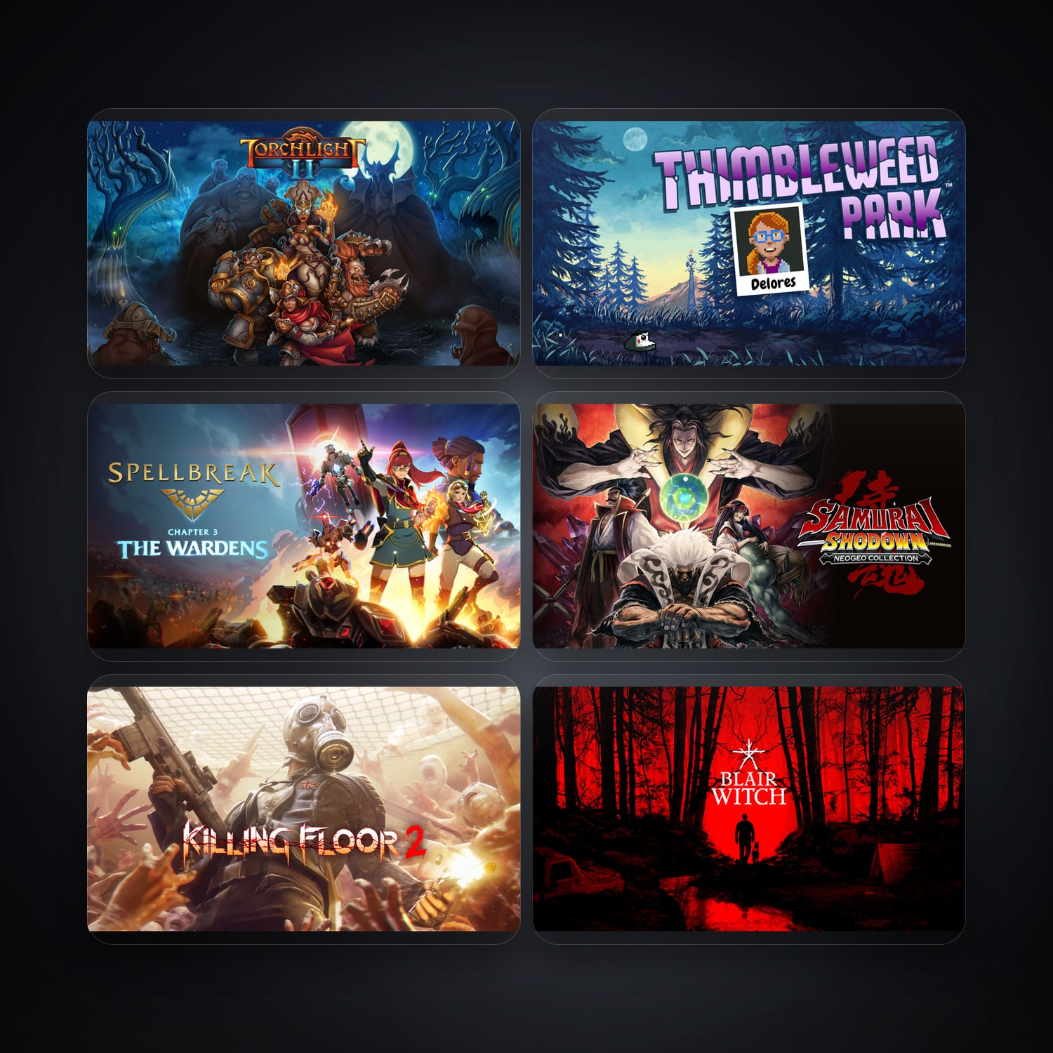 Epic Torchlight II + Delores: A Thimbleweed Park mini-adventure — BR — 34 games — HabibiAccounts