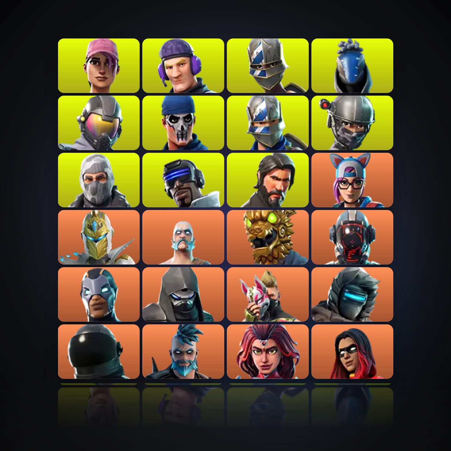 Fortnite | 108 Skins | 150 V-Bucks | Level 1487 | 449 Wins — HabibiAccounts