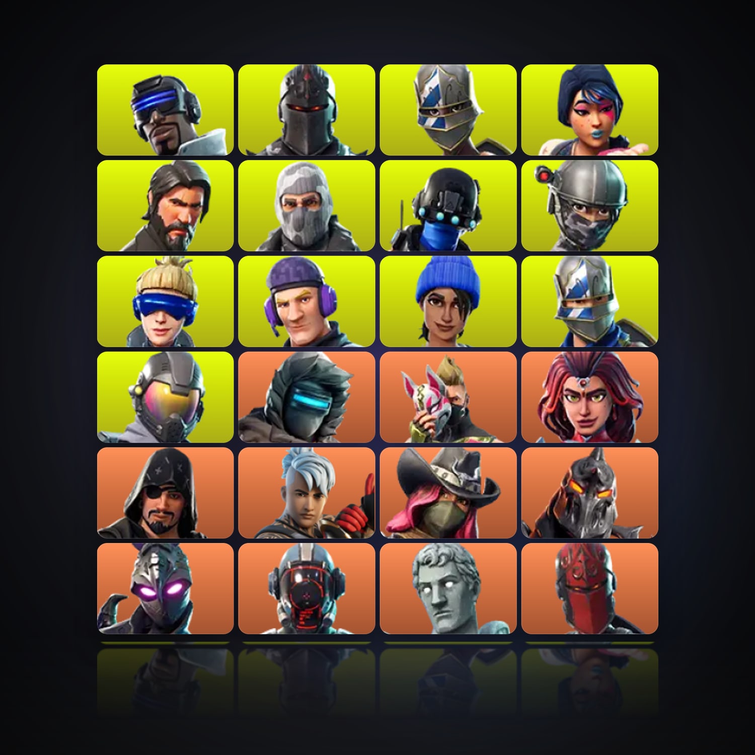 Fortnite | 164 Skins | 200 V-Bucks | Level 1684 | 414 Wins — HabibiAccounts