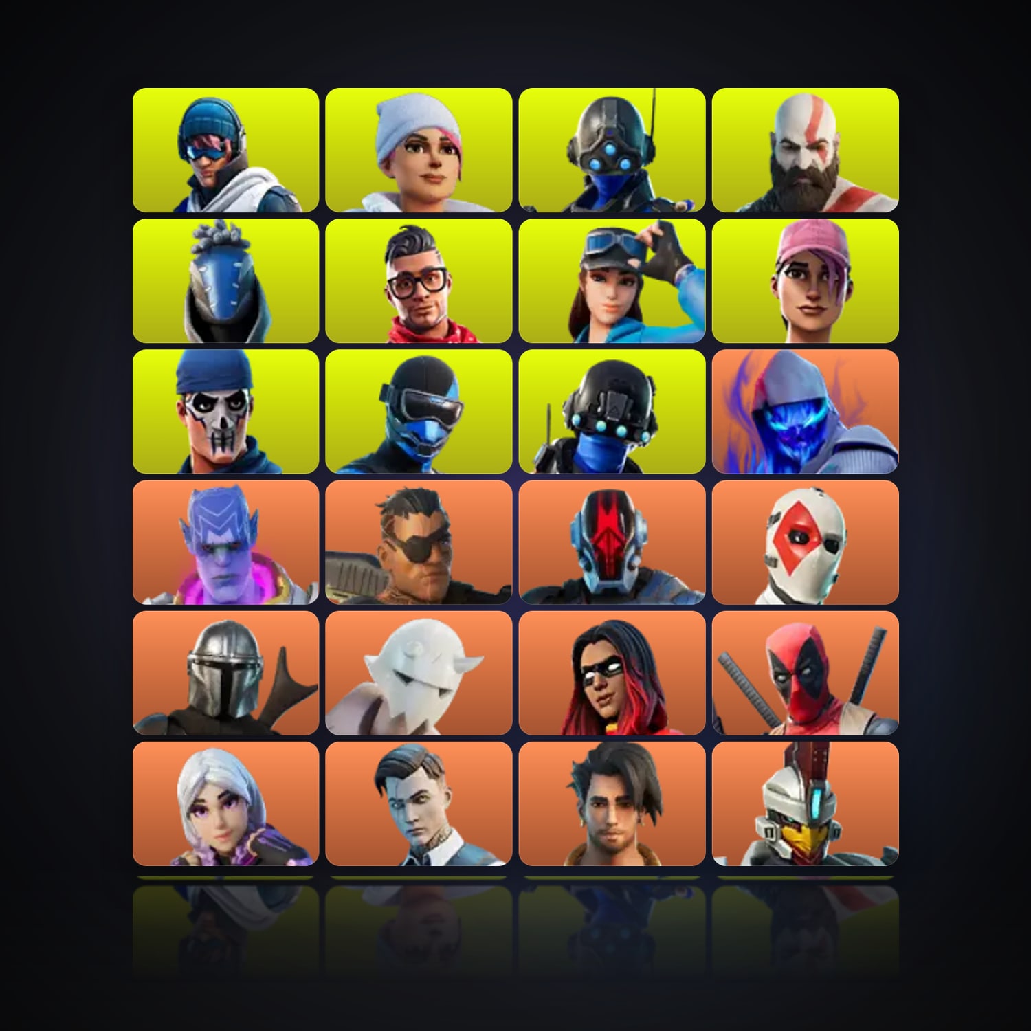 Fortnite | 160 Skins | 450 V-Bucks | Level 1926 | 354 Wins — HabibiAccounts