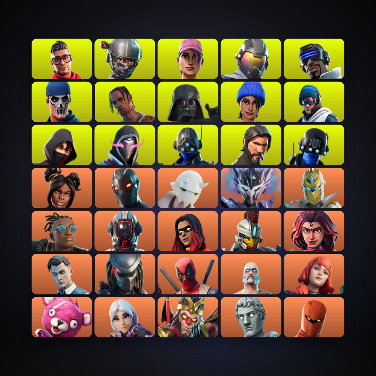 Fortnite | 331 Skins | 450 V-Bucks | Level 4207 | 429 Wins — HabibiAccounts