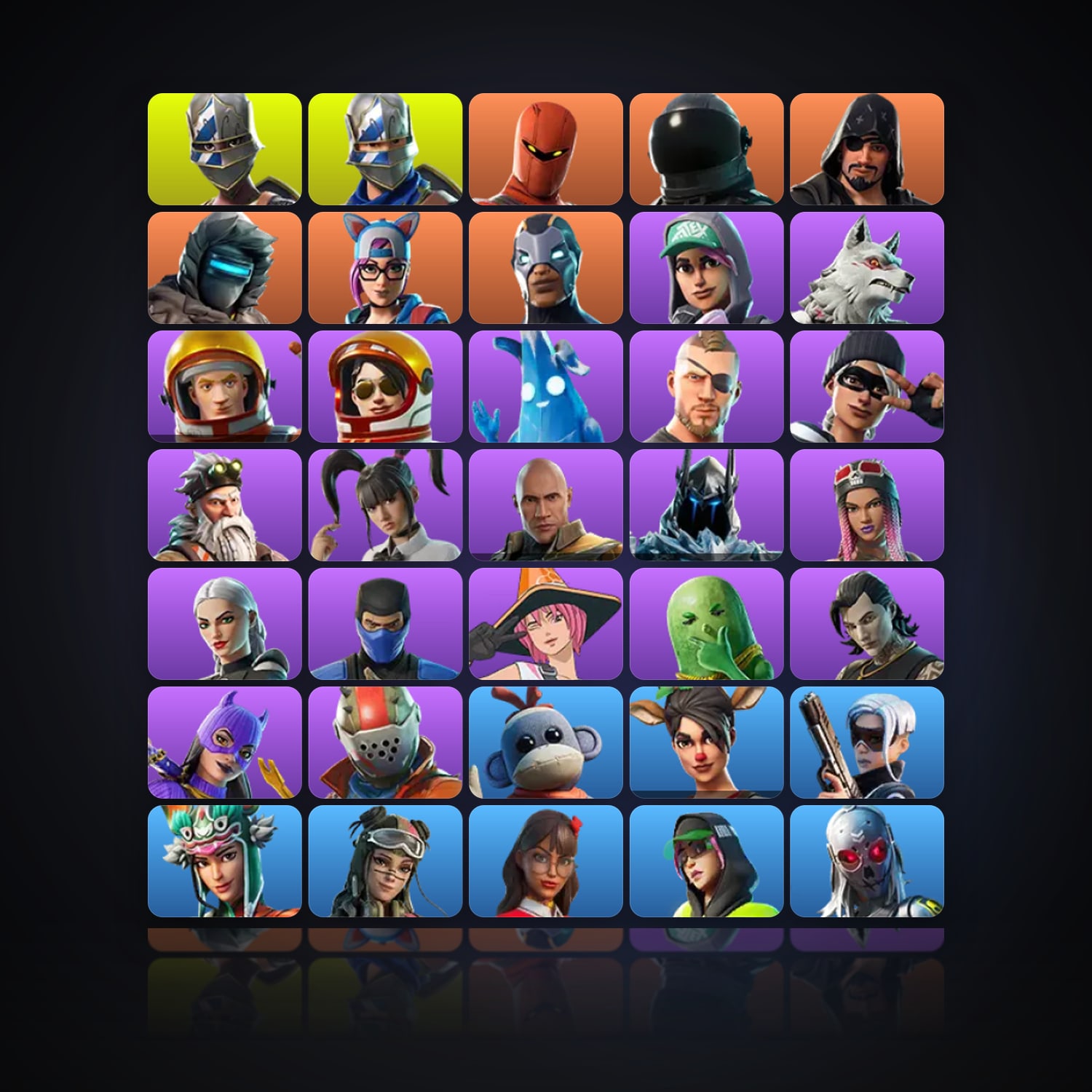 Fortnite | 41 Skins | 50 V-Bucks | Level 996 | 117 Wins — HabibiAccounts