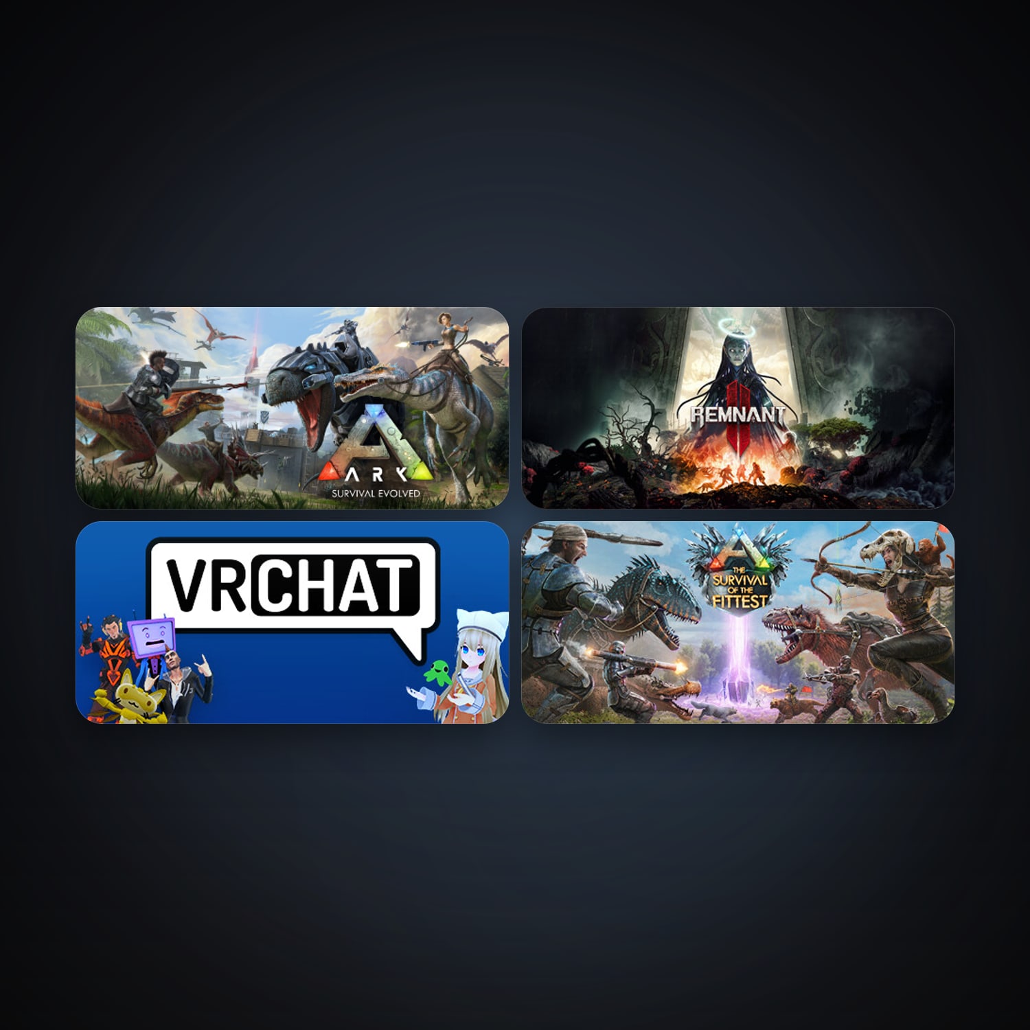 ARK: Survival Evolved + ARK: The Survival Of The Fittest, 4 games, clean — HabibiAccounts