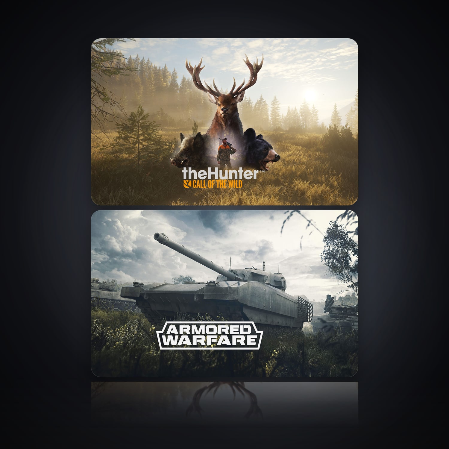 theHunter: Call of the Wild & Armored Warfare | 2 Games — HabibiAccounts