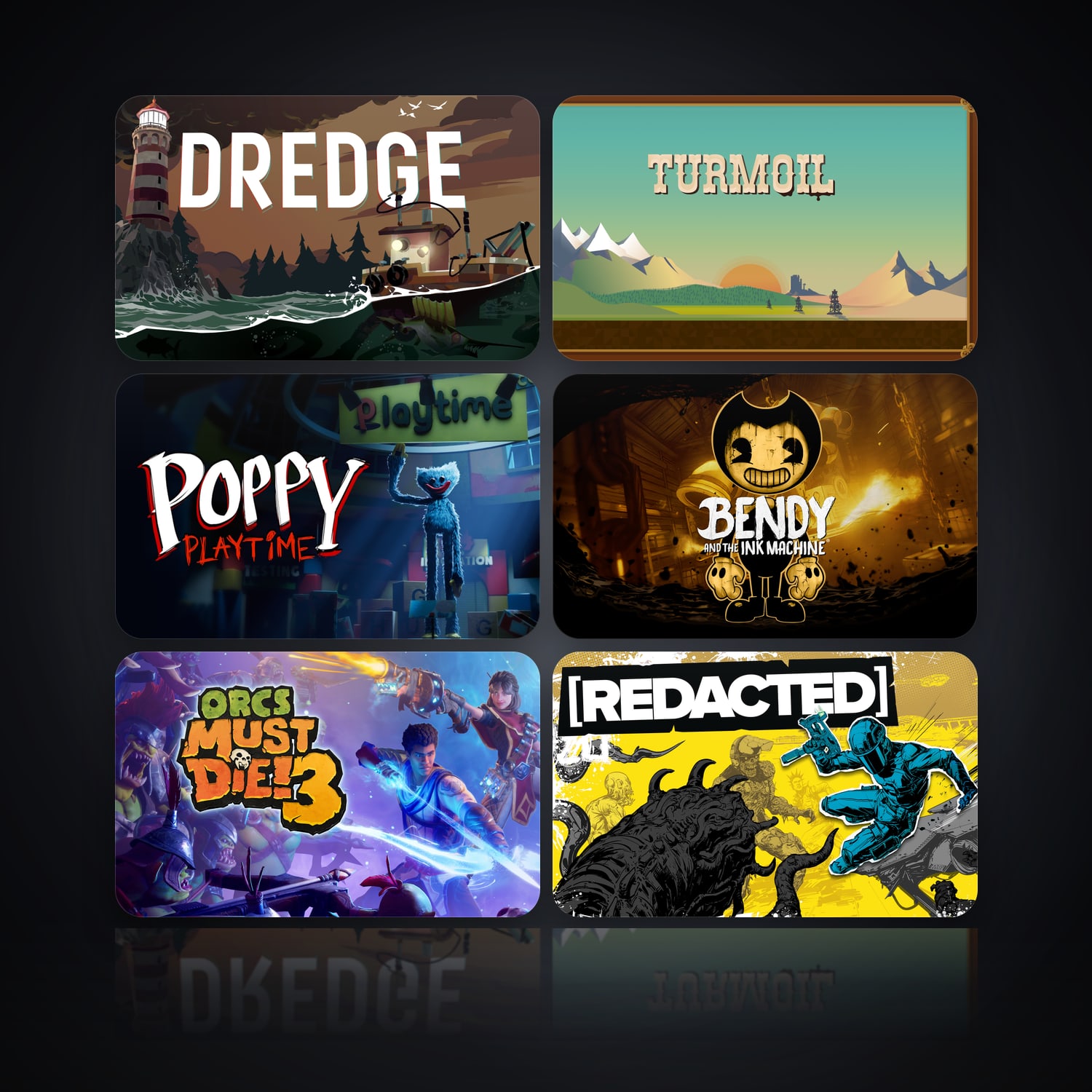 DREDGE & Turmoil | 16 Games — HabibiAccounts