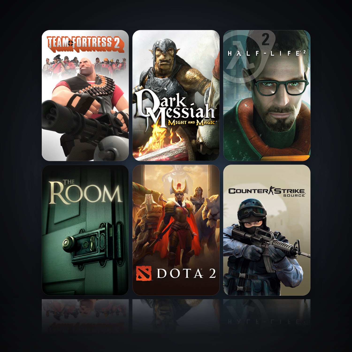 Team Fortress 2 & Dark Messiah of Might & Magic | Level 11 | 12 Games | Clean — HabibiAccounts