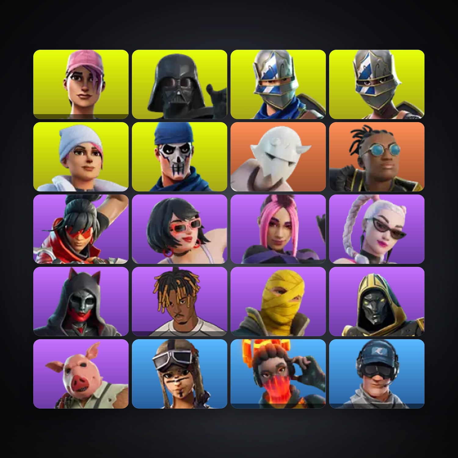 Fortnite account with Renegade Raider & Blue Squire — 23 skins — 250 V-Bucks — lvl 912 — HabibiAccounts