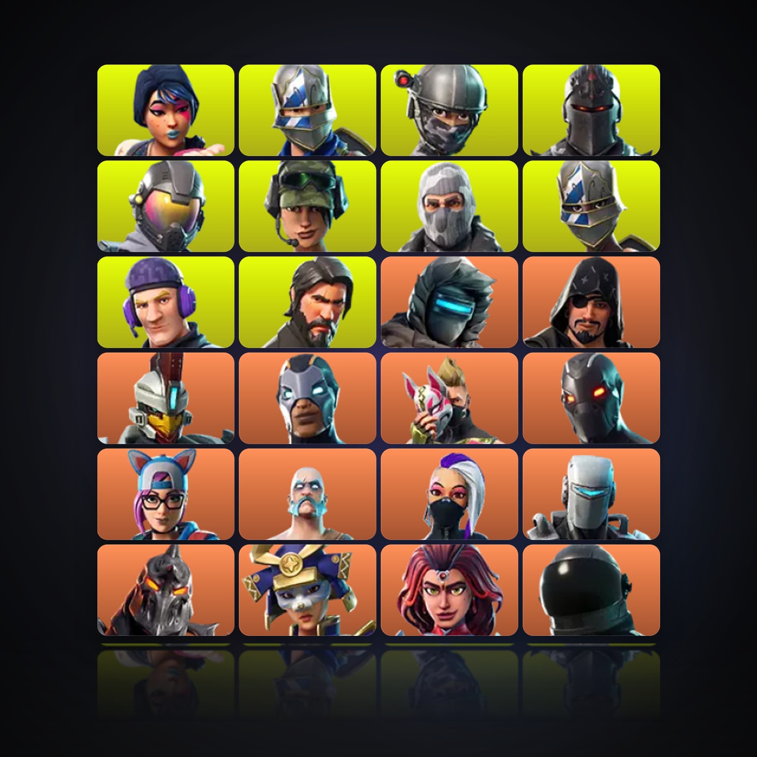 Fortnite | 99 Skins | 350 V-Bucks | Level 1269 | 1.2K Wins — HabibiAccounts