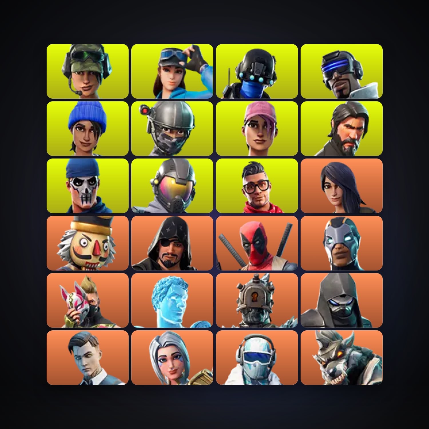 Fortnite | 140 Skins | 200 V-Bucks | Level 1850 | 344 Wins — HabibiAccounts