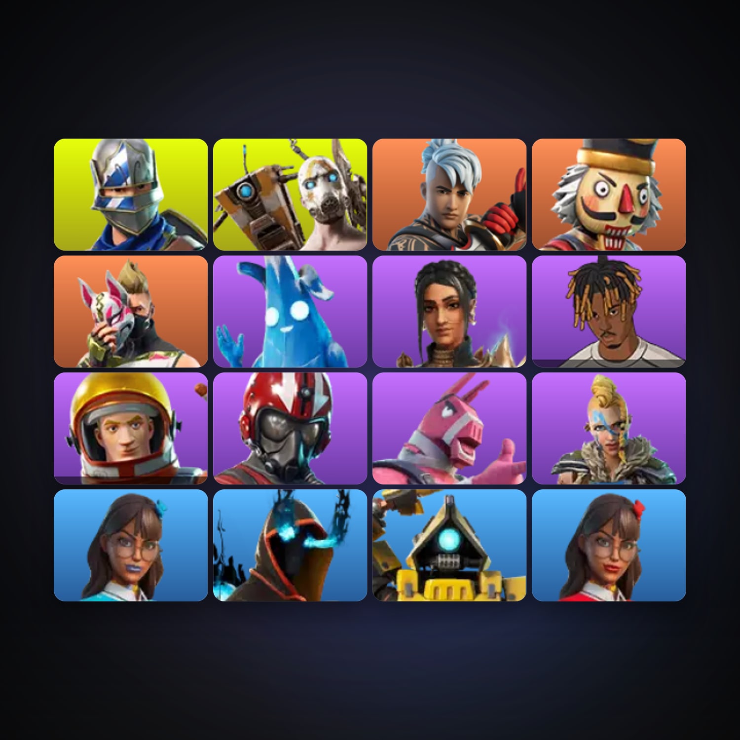 Fortnite | 16 Skins | 300 V-Bucks | Level 137 | 14 Wins — HabibiAccounts