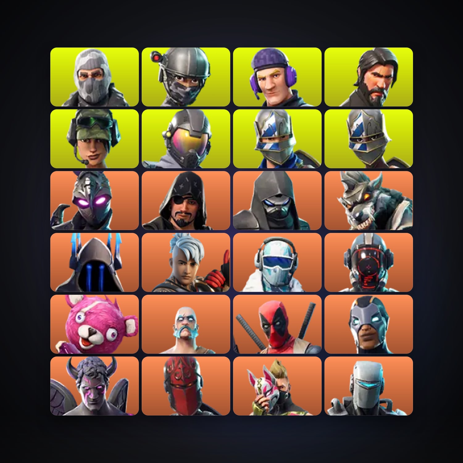 Fortnite | 137 Skins | 100 V-Bucks | Level 1496 | 257 Wins — HabibiAccounts