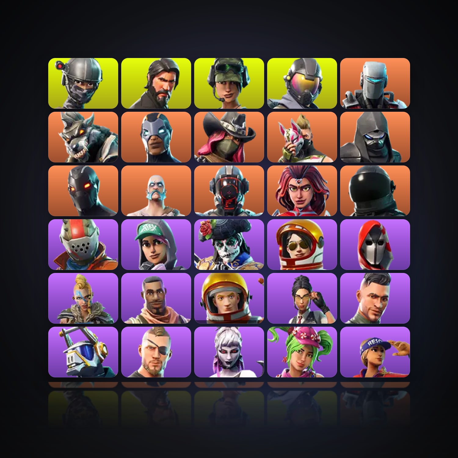 Fortnite | 34 Skins | 1.1K V-Bucks | Level 433 | 228 Wins — HabibiAccounts