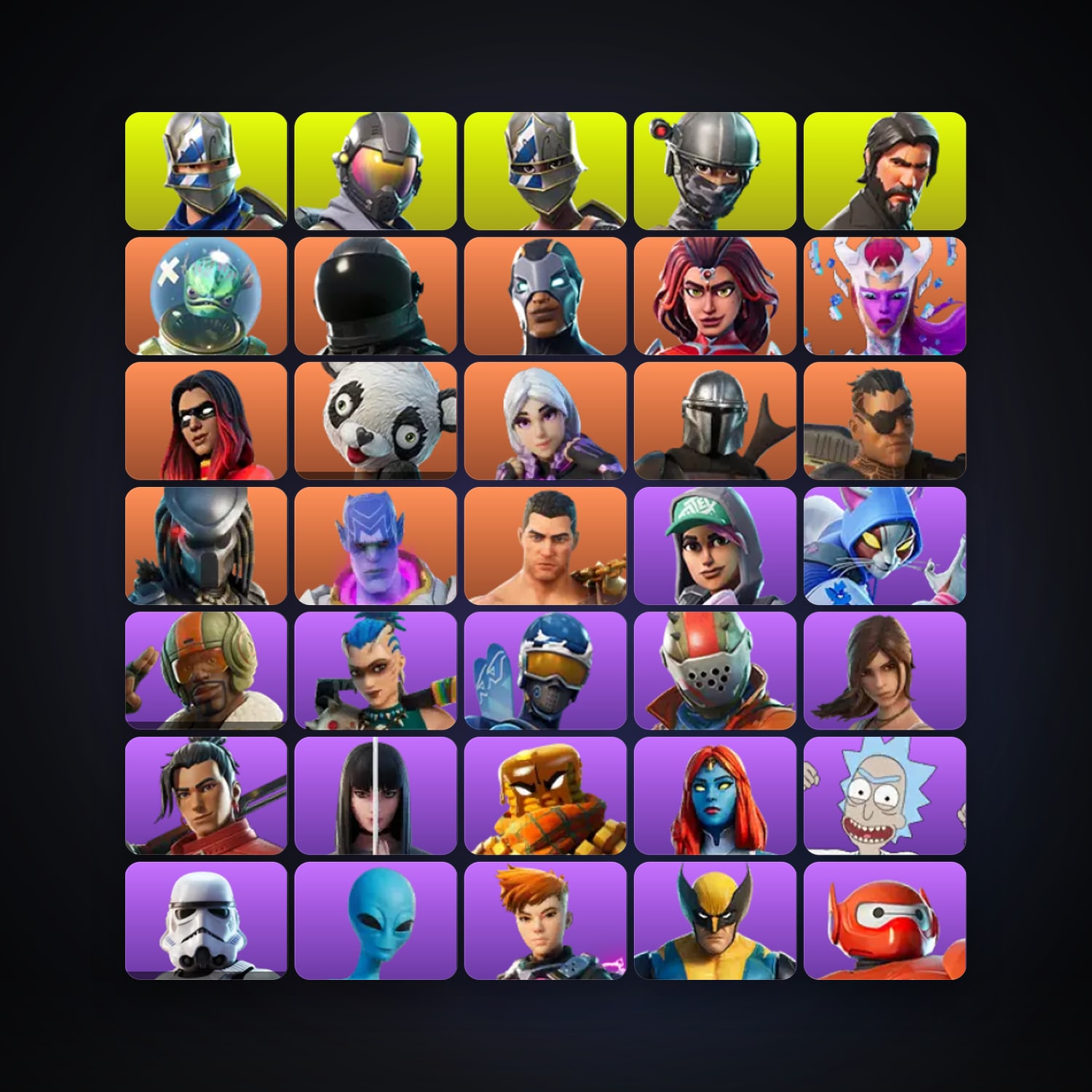 Fortnite | 78 Skins | 200 V-Bucks | Level 1177 | 167 Wins — HabibiAccounts