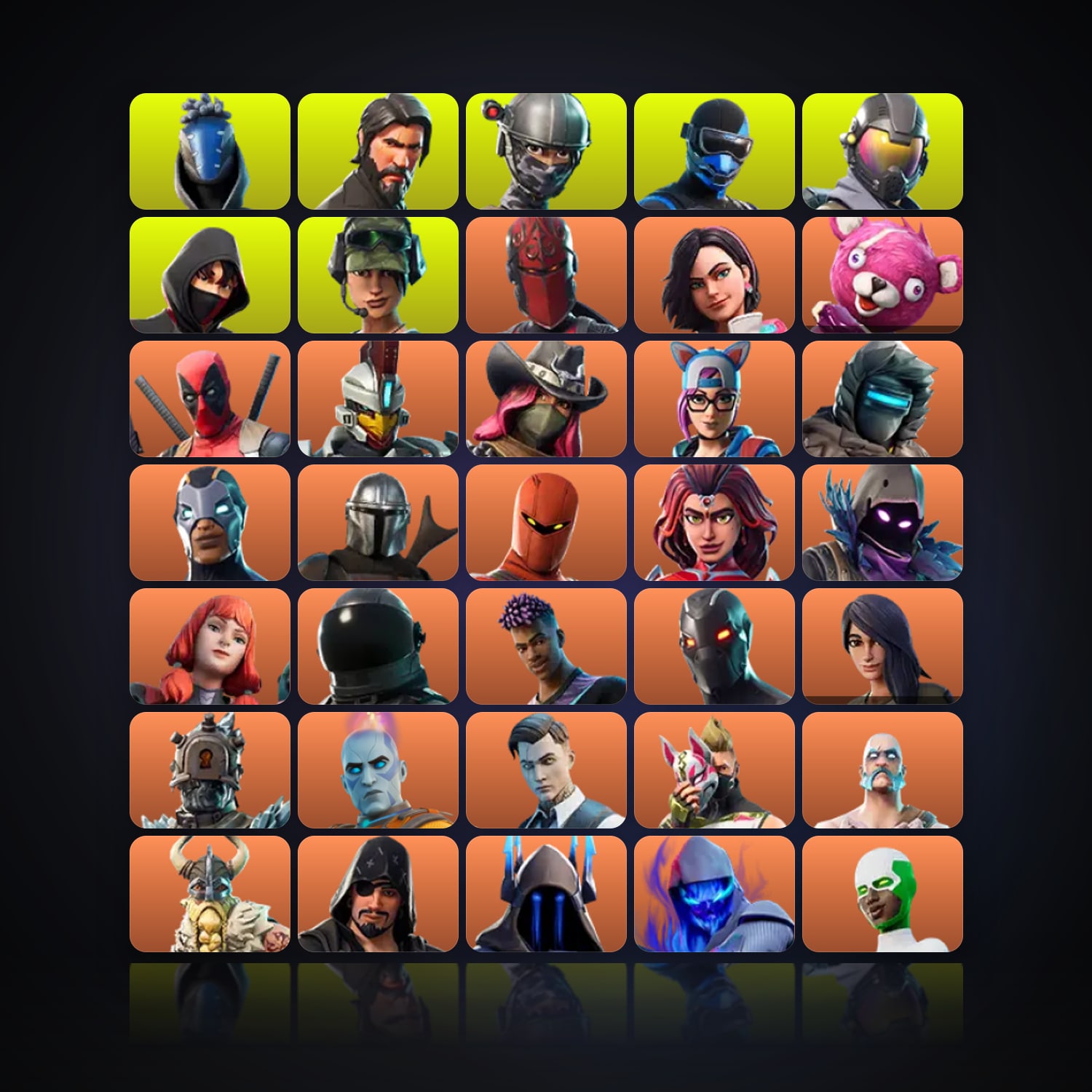 Fortnite | 164 Skins | 50 V-Bucks | Level 1942 | 126 Wins — HabibiAccounts