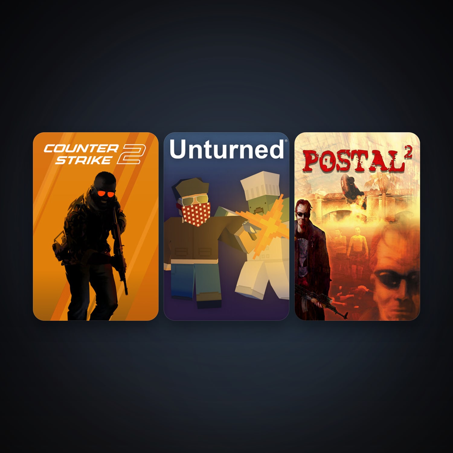 CS2 Prime + POSTAL 2, 5 games, clean — HabibiAccounts