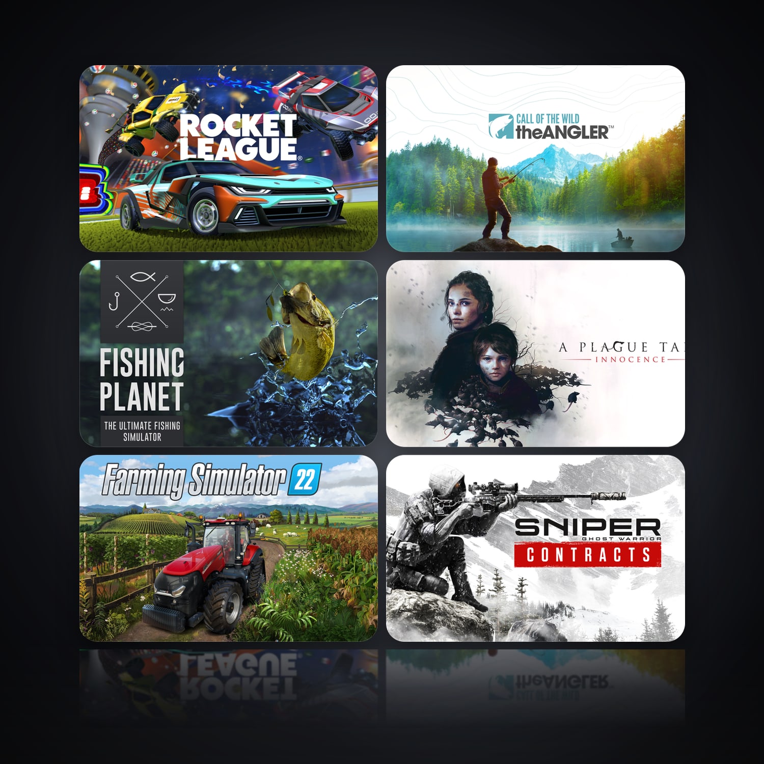 Rocket League & Call of the Wild: The Angler | 18 Games — HabibiAccounts