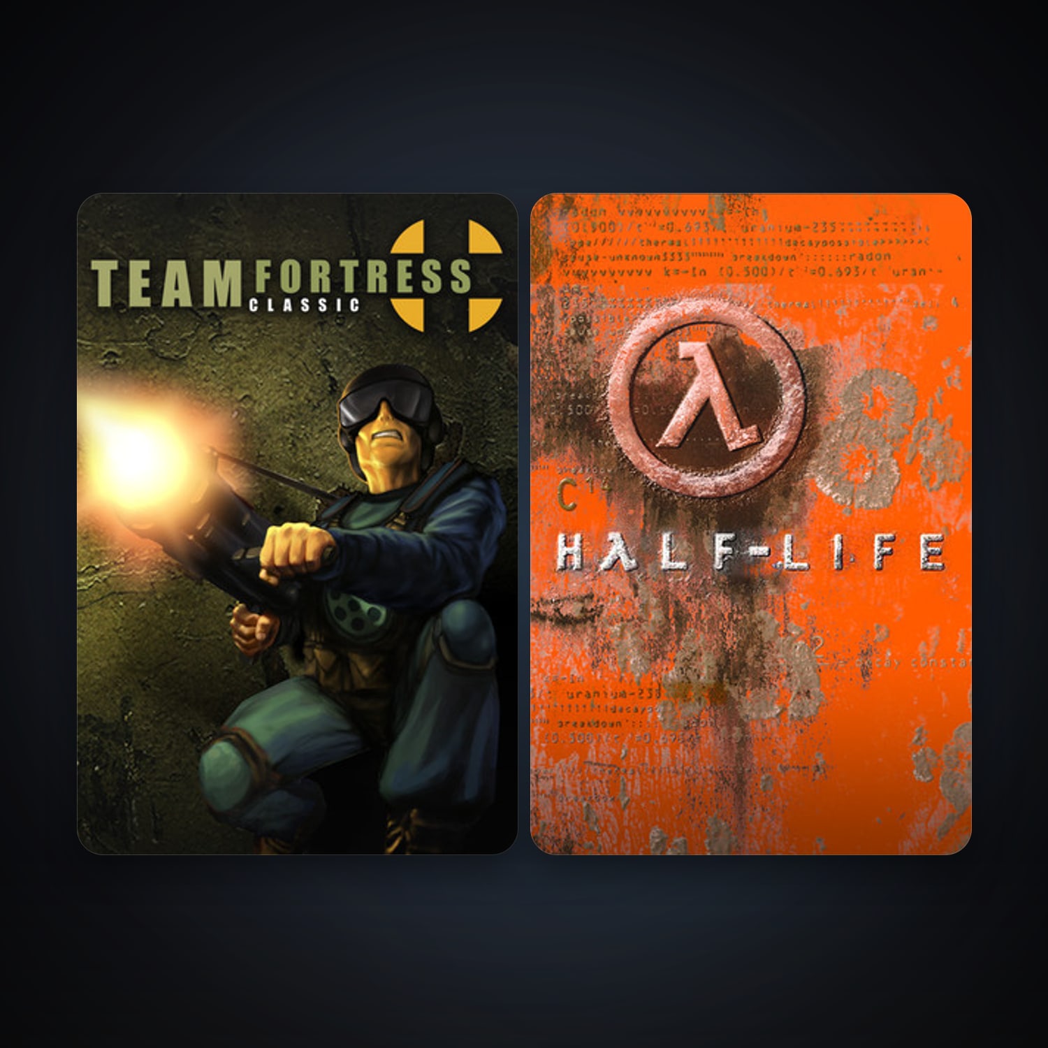Team Fortress Classic + Half-Life, 2 games, Steam 10, clean — HabibiAccounts