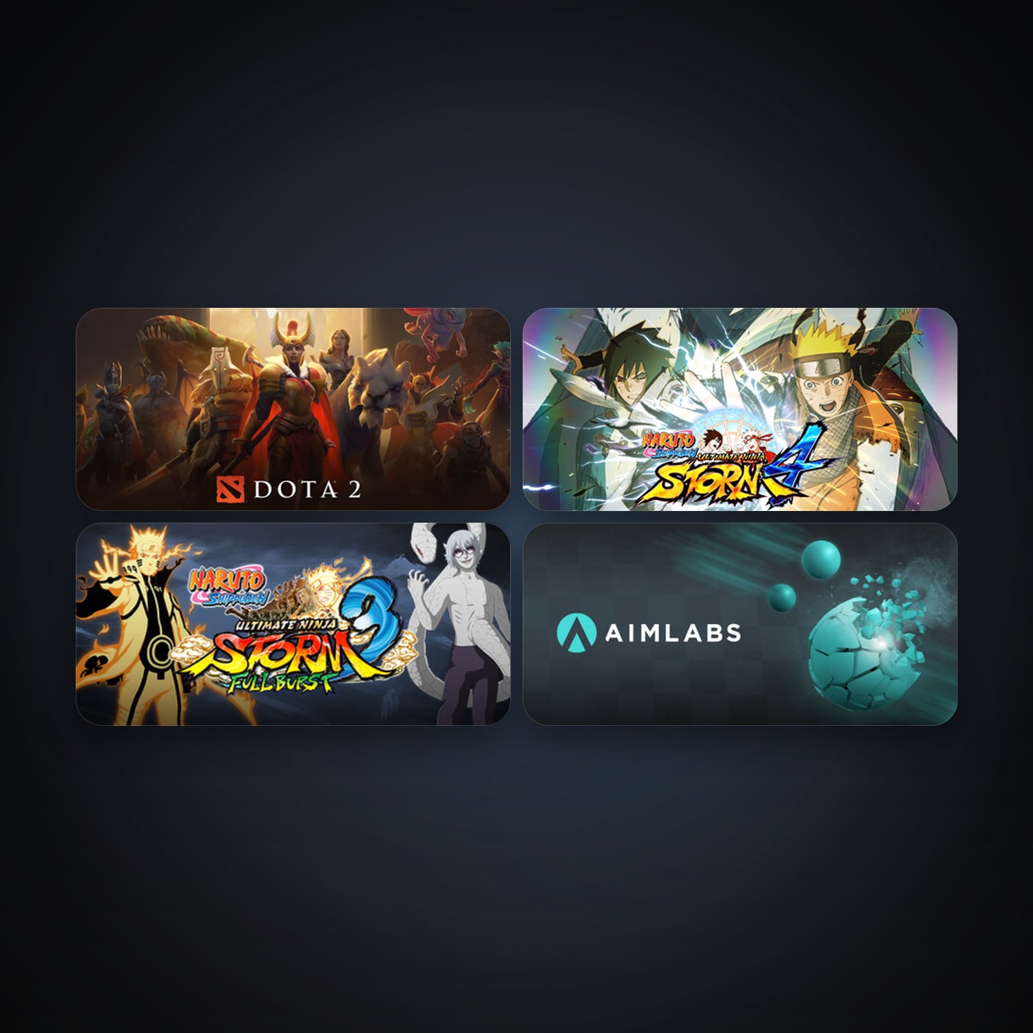 Dota 2 + NARUTO SHIPPUDEN: Ultimate Ninja STORM 3 Full Burst HD, 7 games, clean — HabibiAccounts
