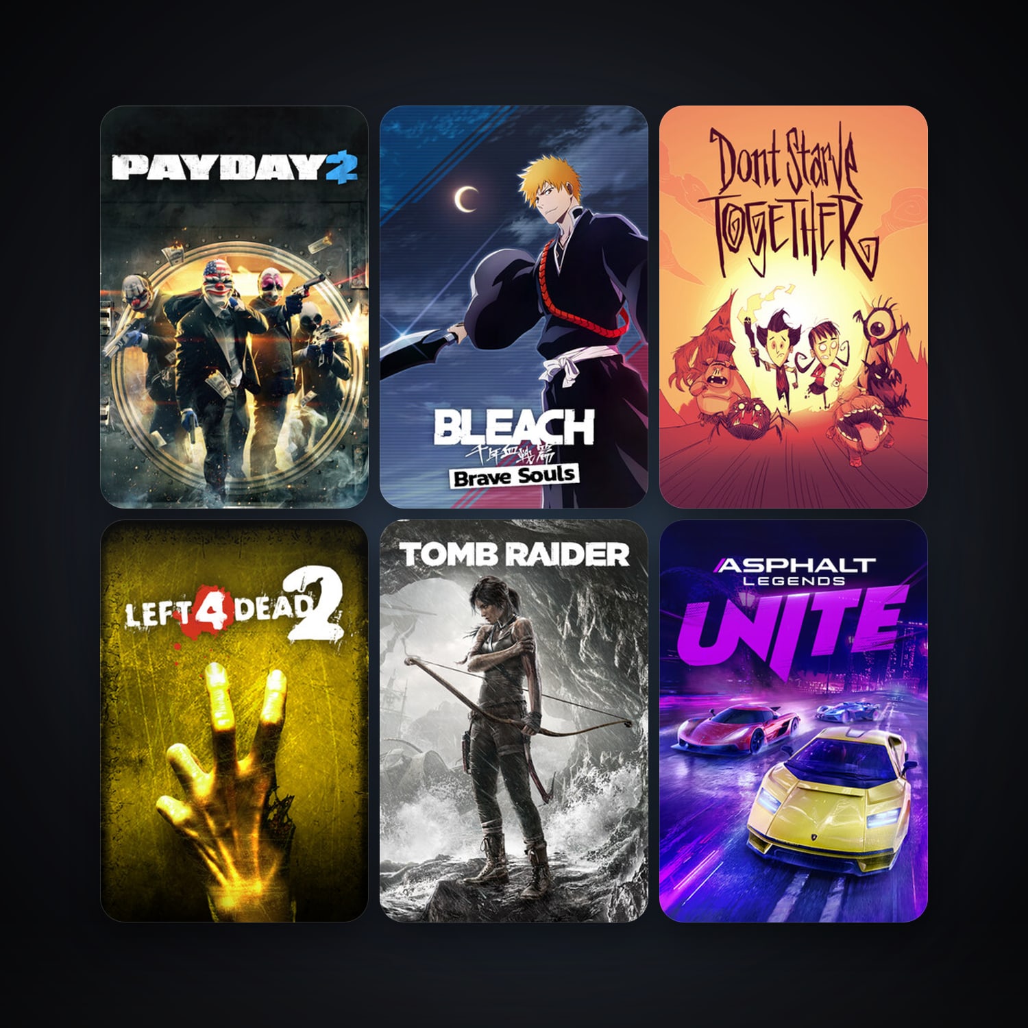Left 4 Dead 2 + Tomb Raider, 31 games, clean — HabibiAccounts