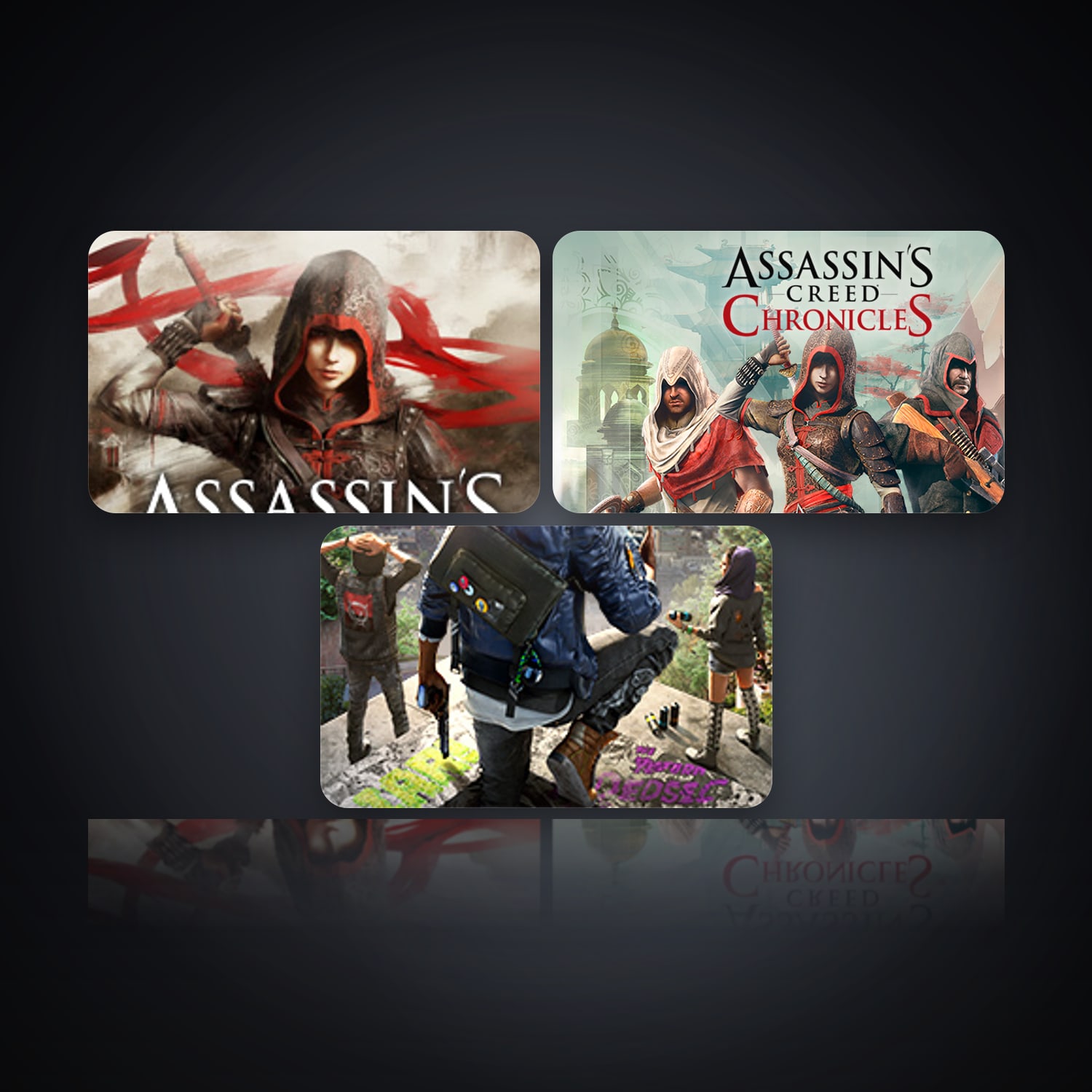 هالحساب يوبيسوفت فيه Assassin's Creed Chronicles China وAssassin’s Creed Chronicles India، BR، 4 ألعاب — HabibiAccounts